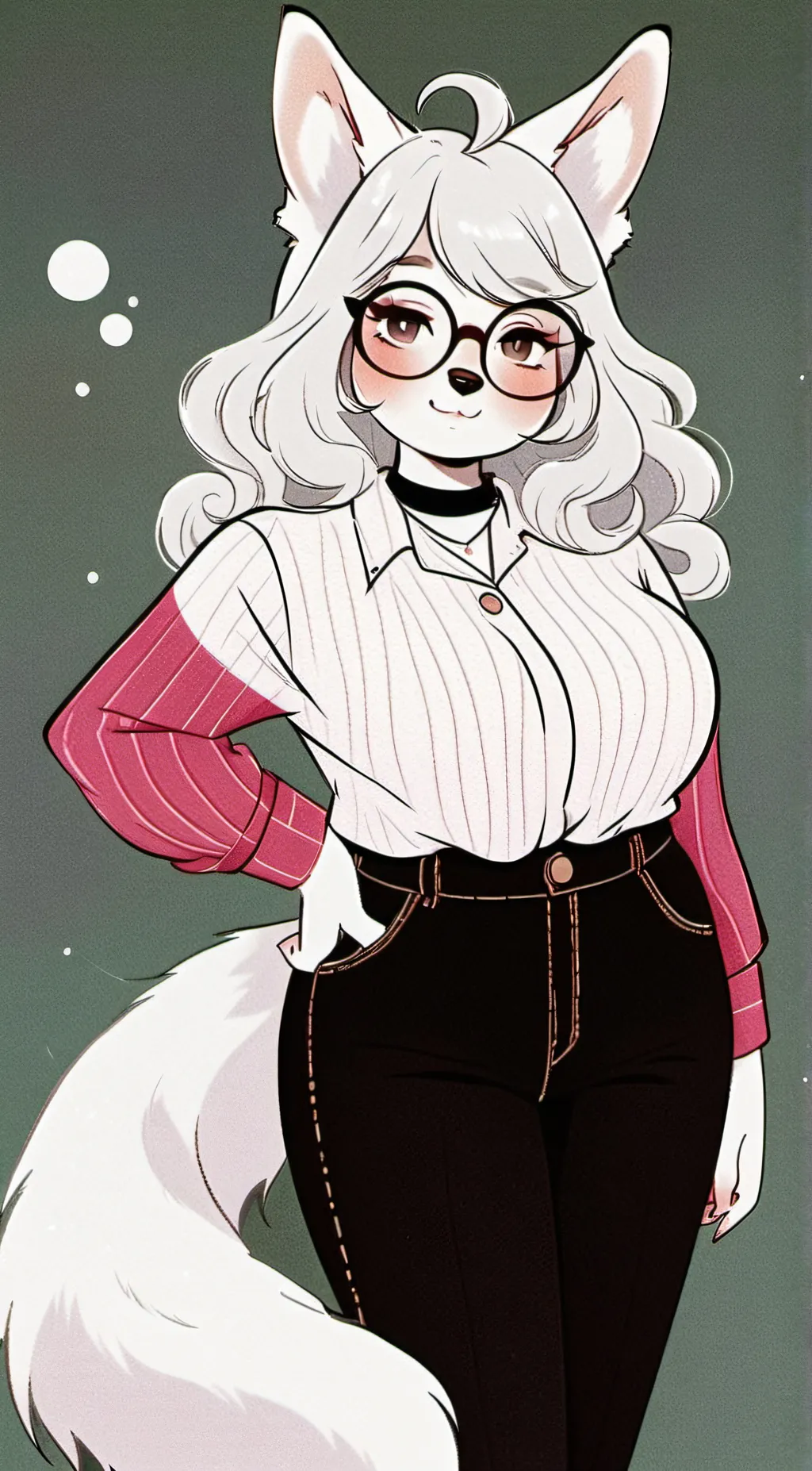 ai character: Amber  background