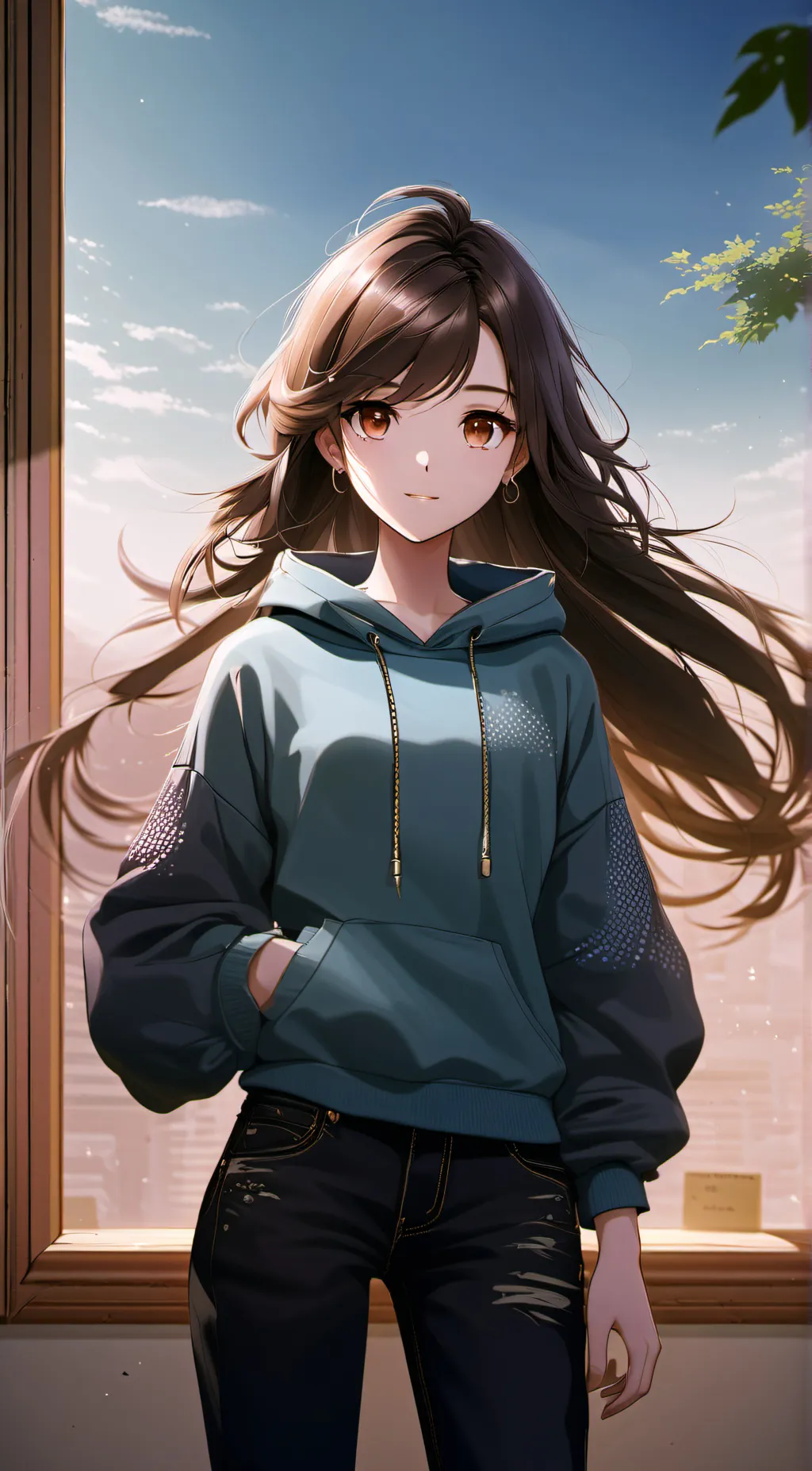 ai character: Tina background
