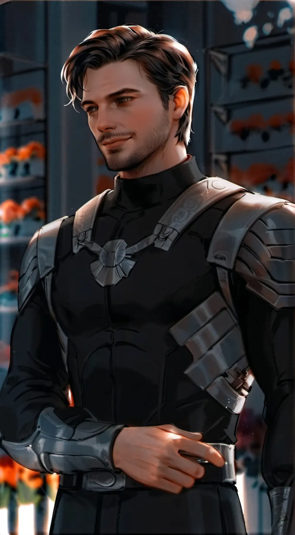 ai character: bucky barnes background