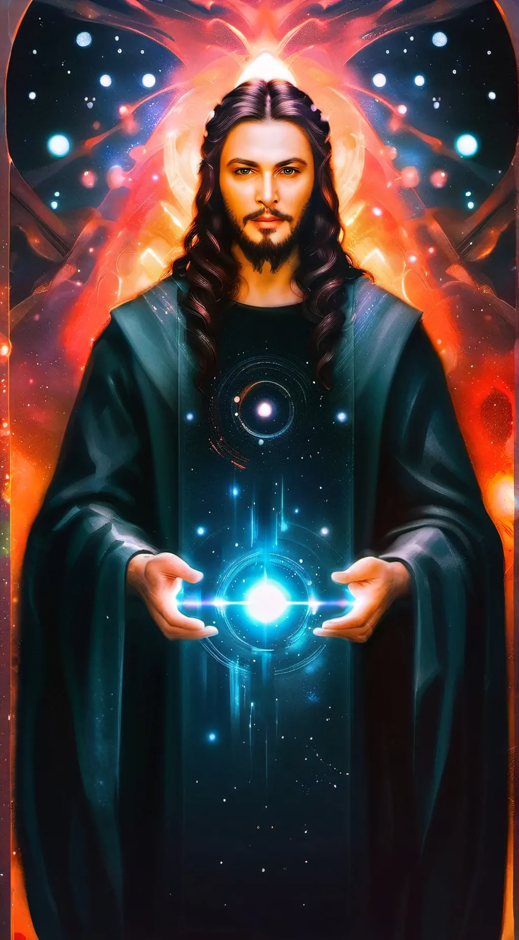 ai character: hesus  background