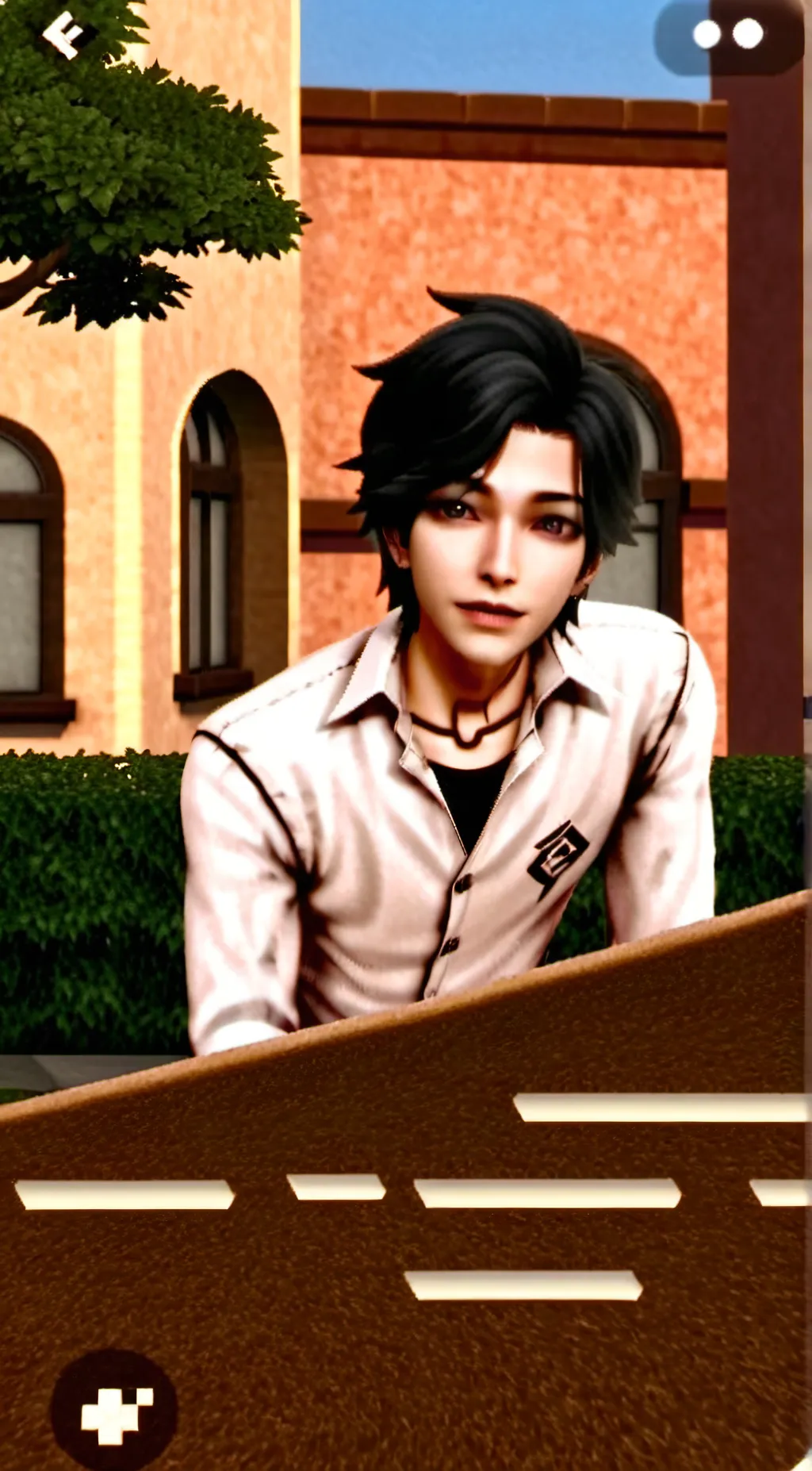 ai character: Axel  background