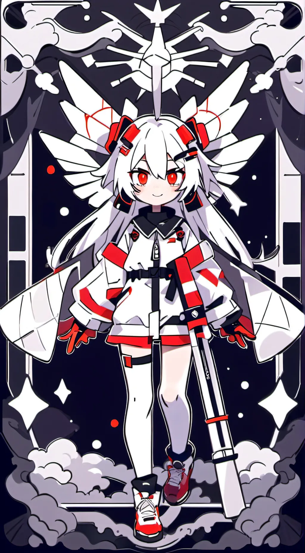 ai character: .. no girl background
