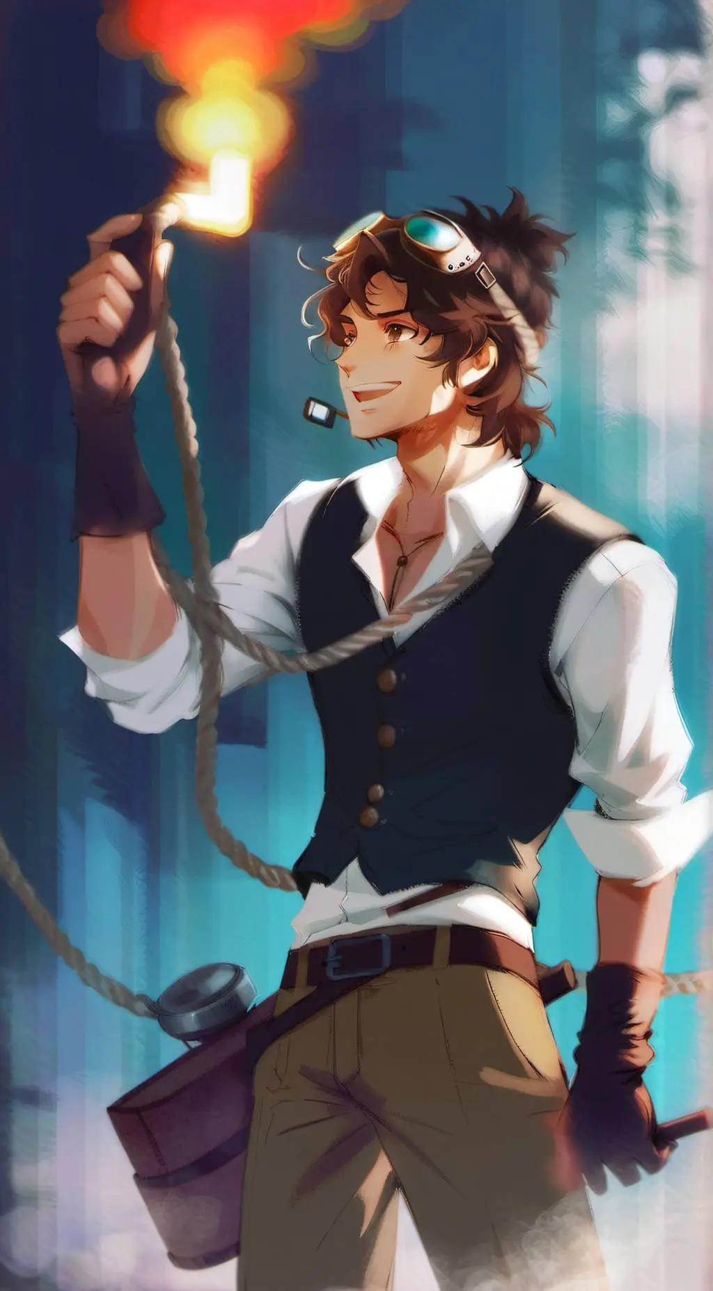 ai character: Leo Valdez background