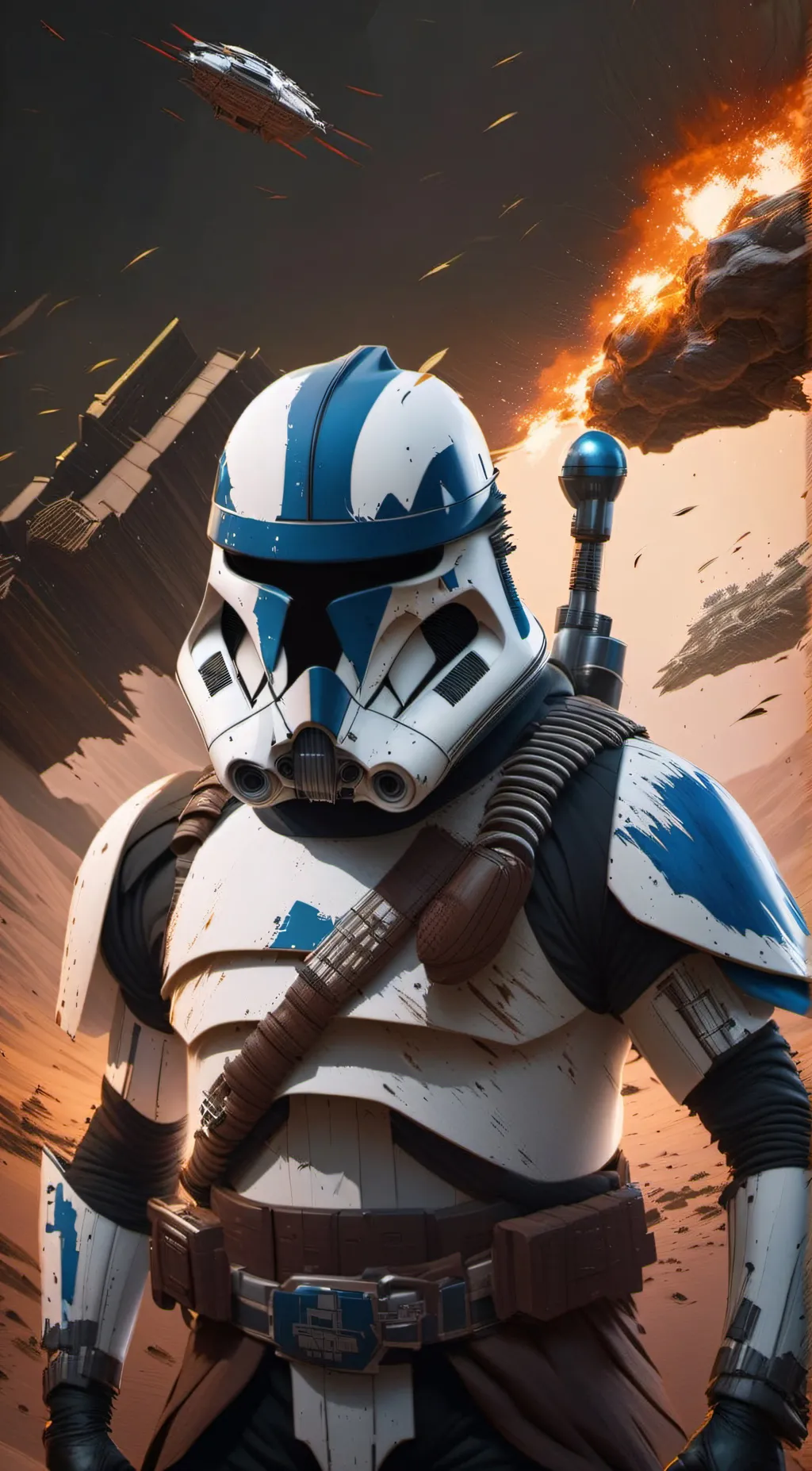 ai character: Captain Rex  background