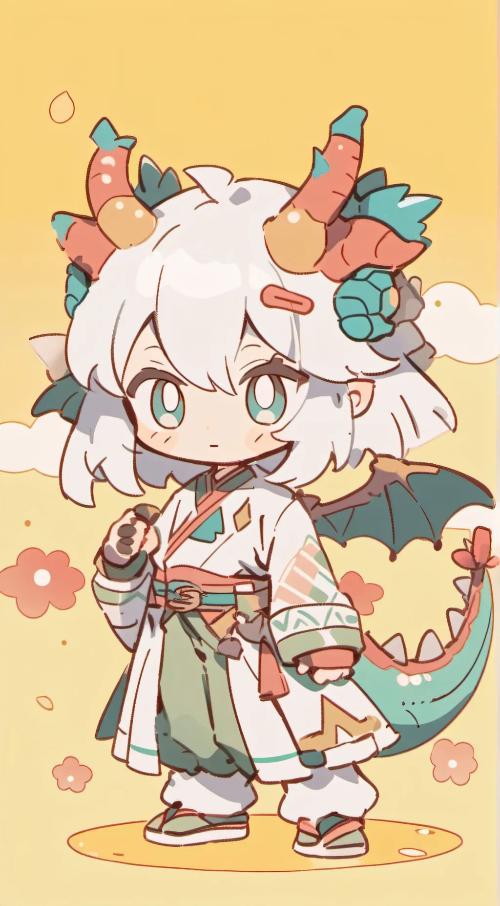 ai character: Rose background
