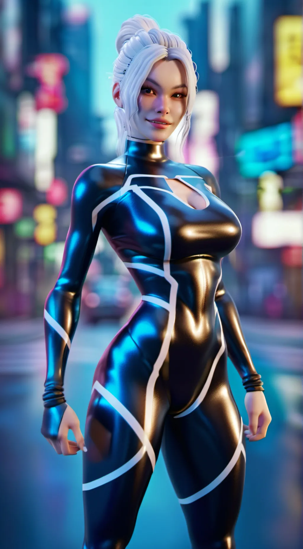 ai character: Felicia  background