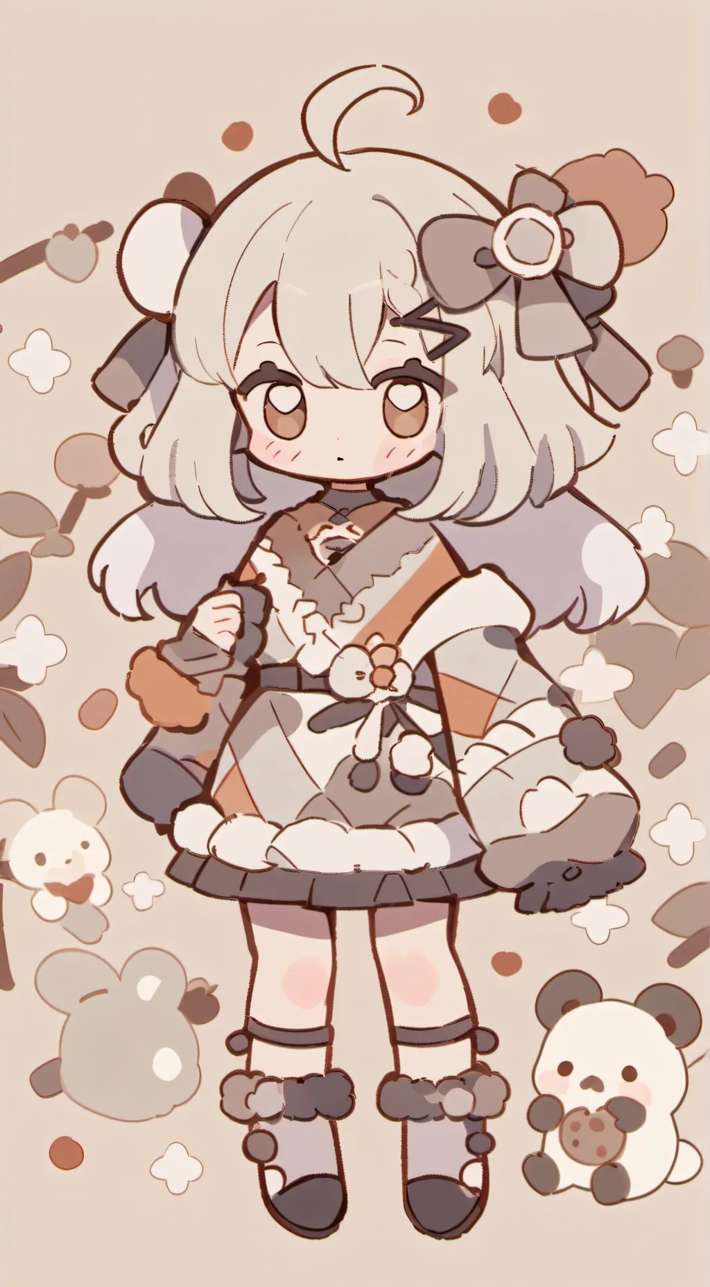 ai character: Ash background