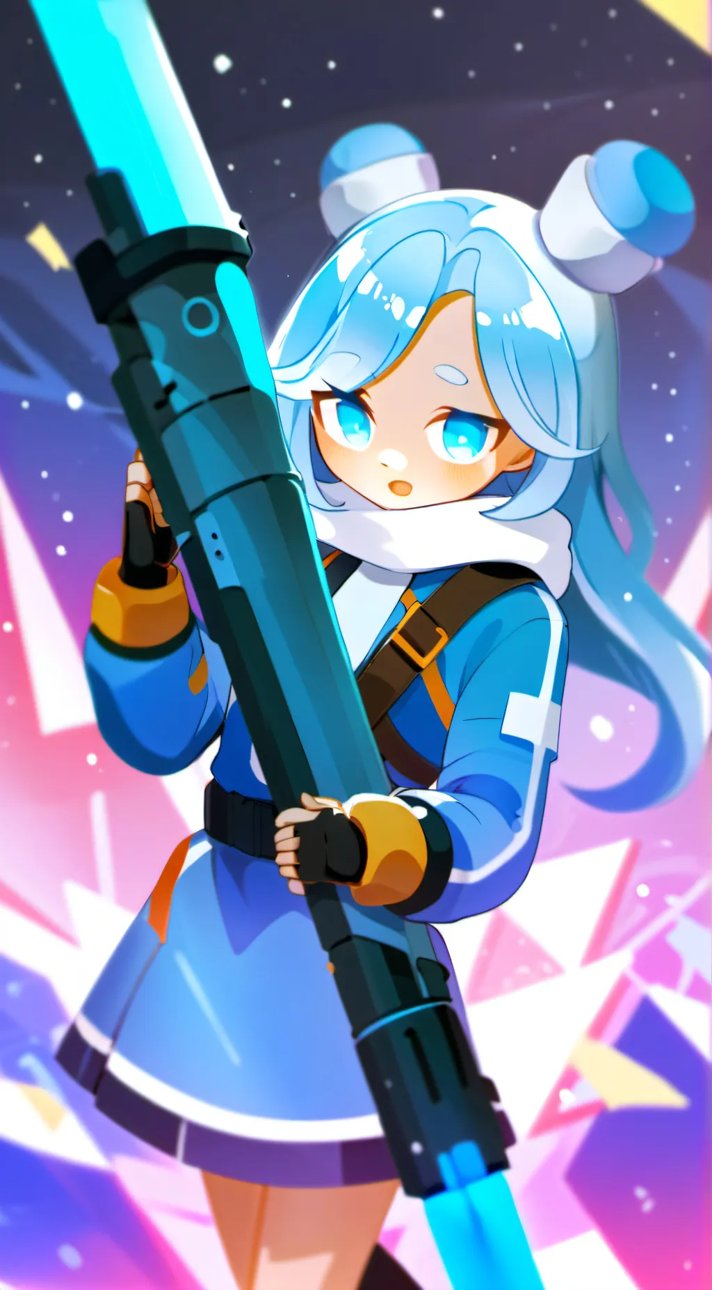 ai character: Ocean background