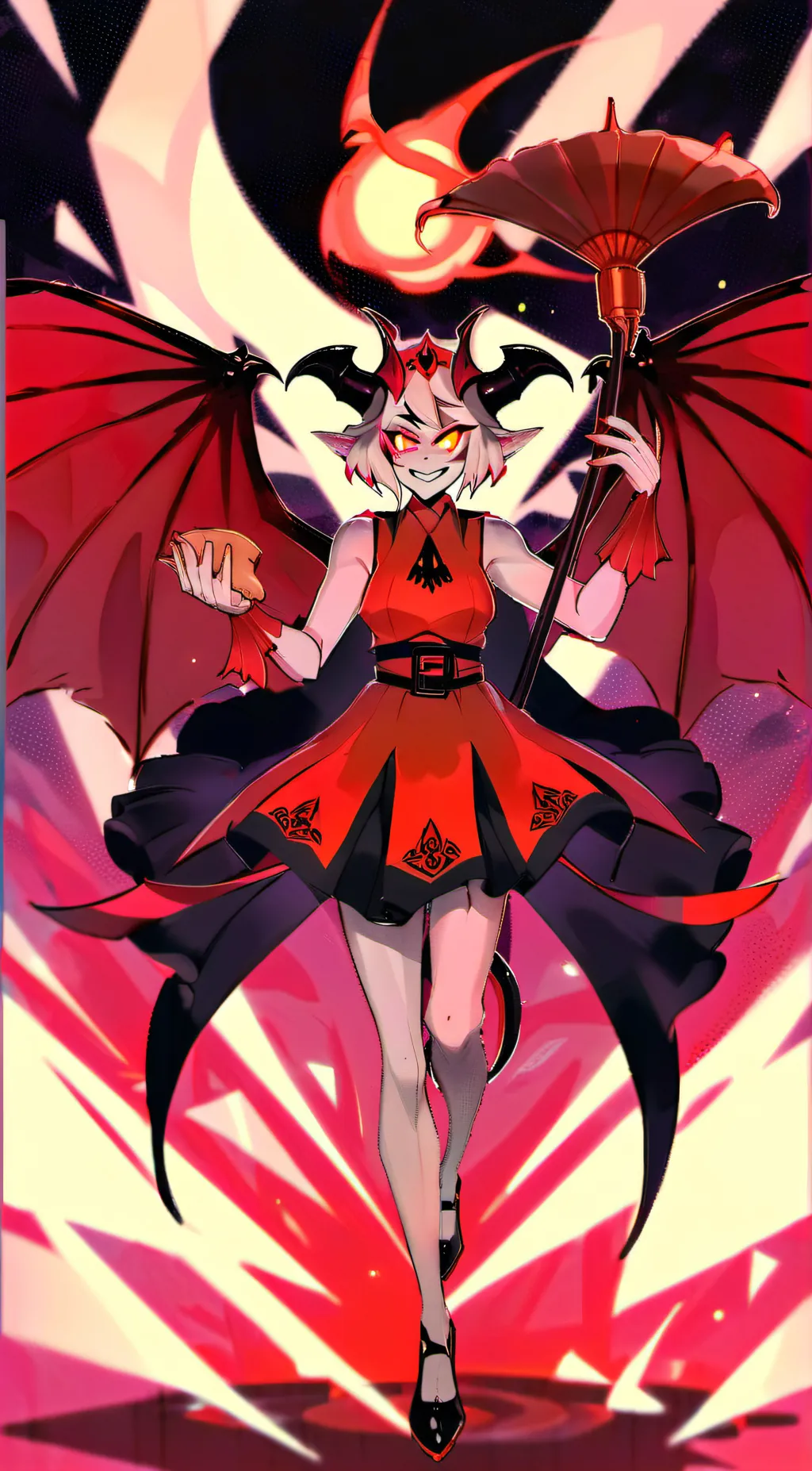 ai character: Lucifer  background