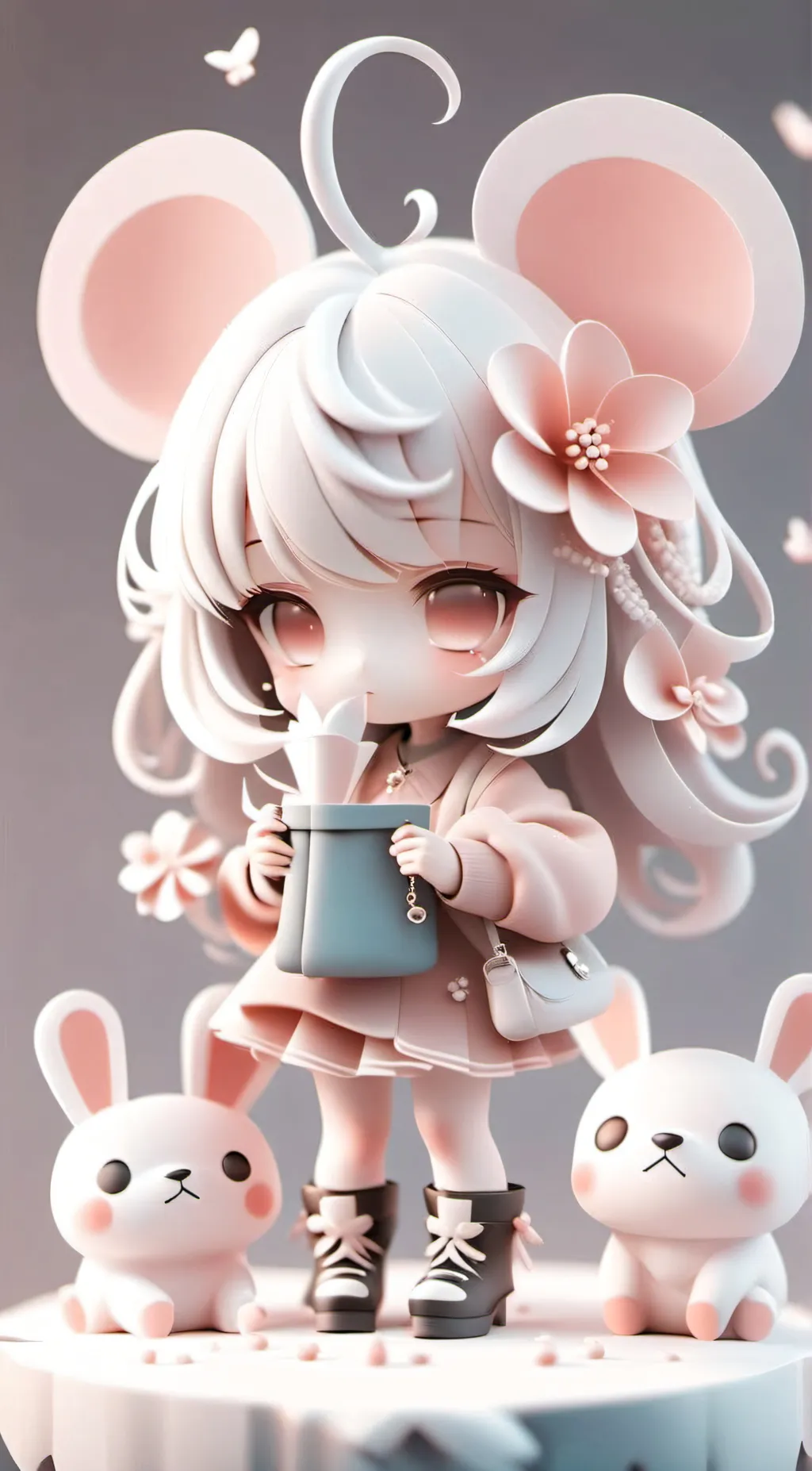 ai character: kinitoPET  background