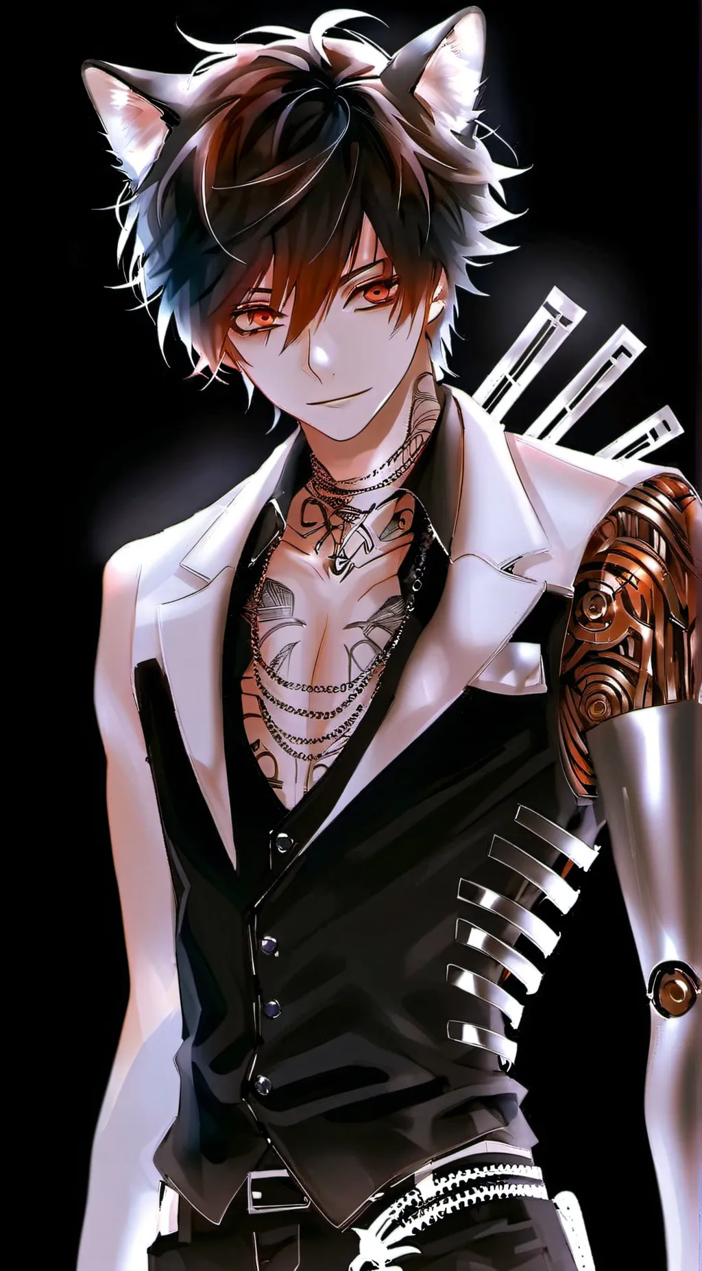 ai character: Leon background