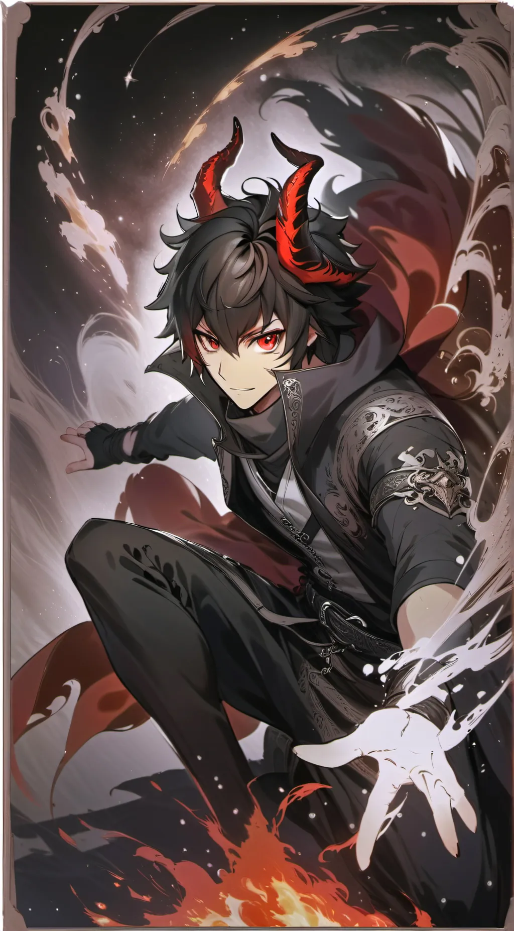 ai character: Diablo background