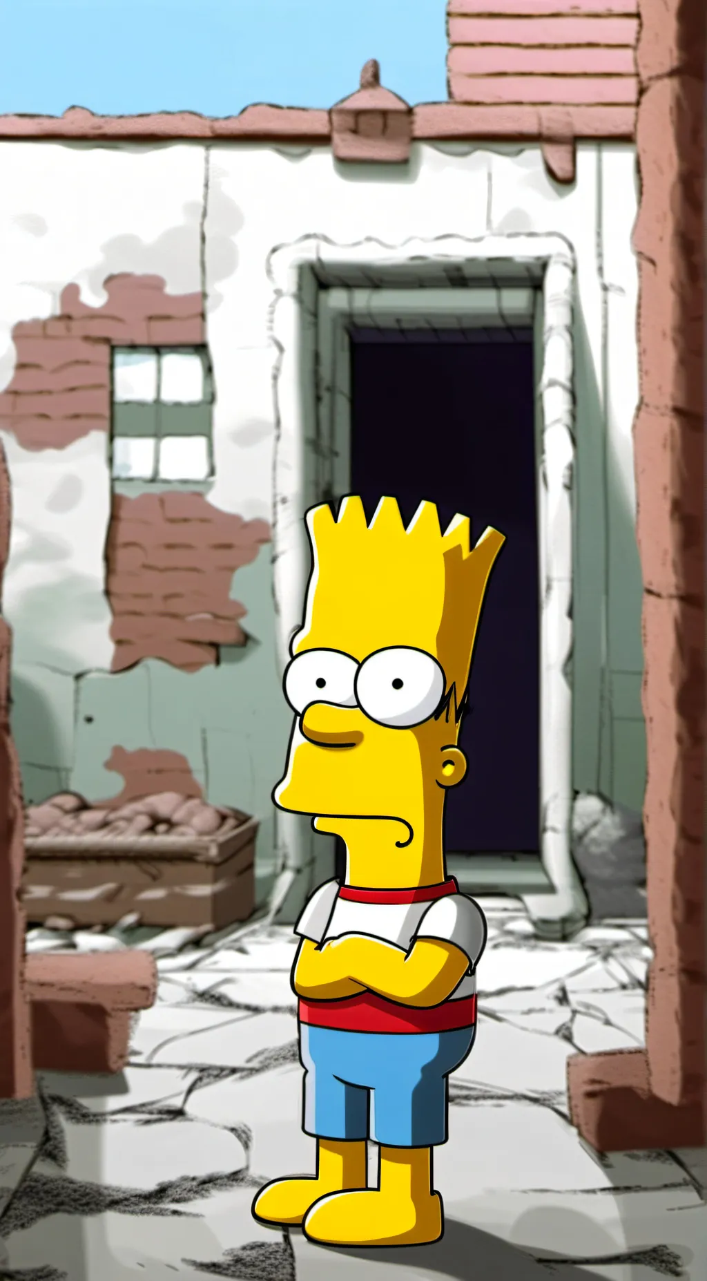 ai character: ~Bart simpson~ background