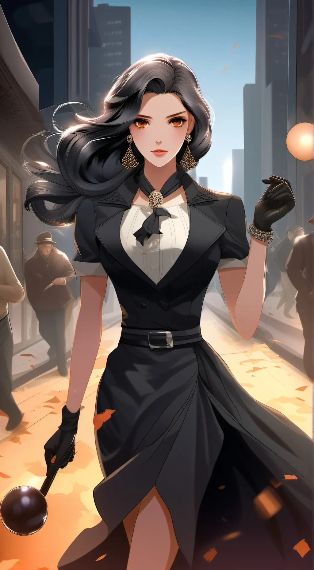 ai character: undercover spy background
