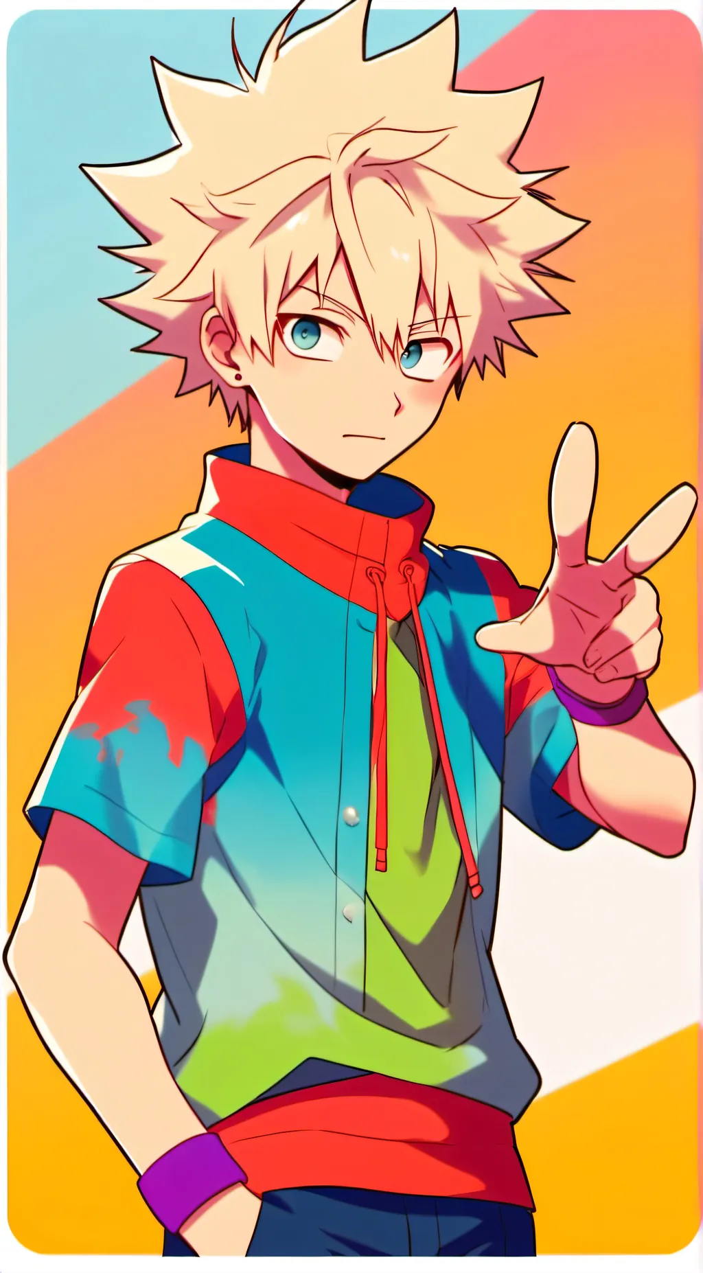 ai character:  Mind control Baku background