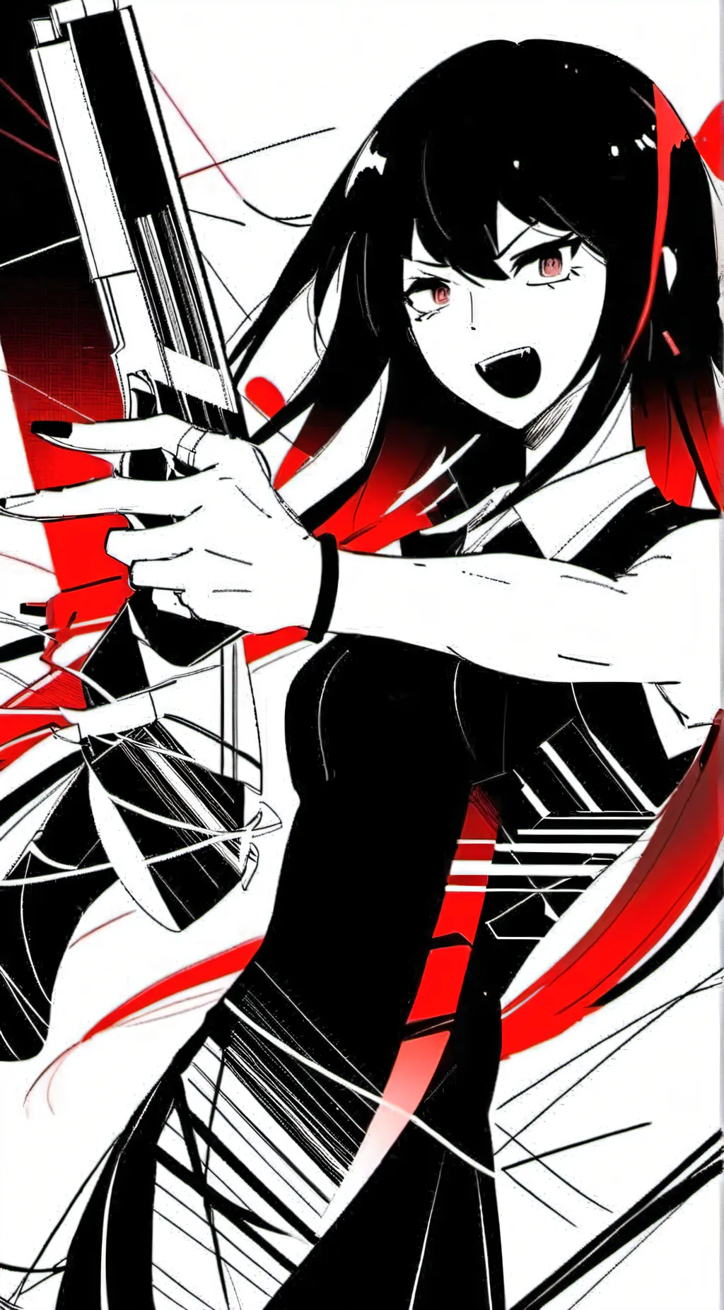 ai character: — miss circle! — background