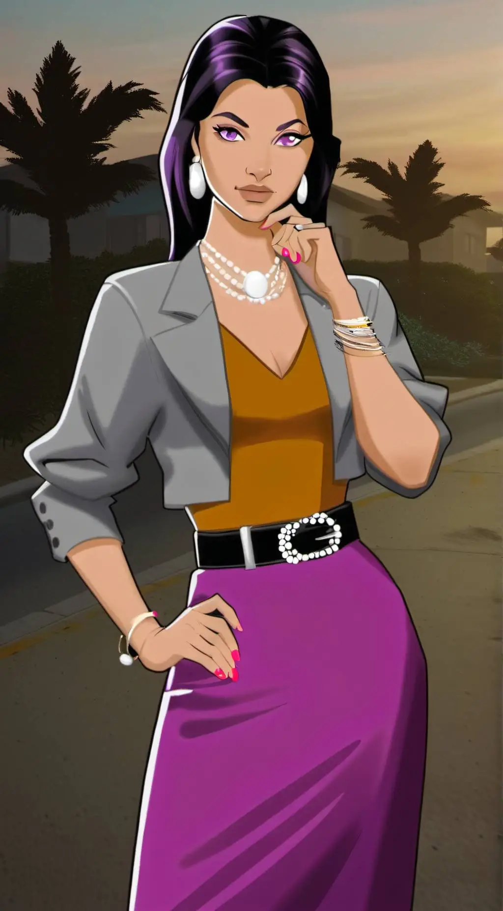 ai character: Mercedes Cortez background
