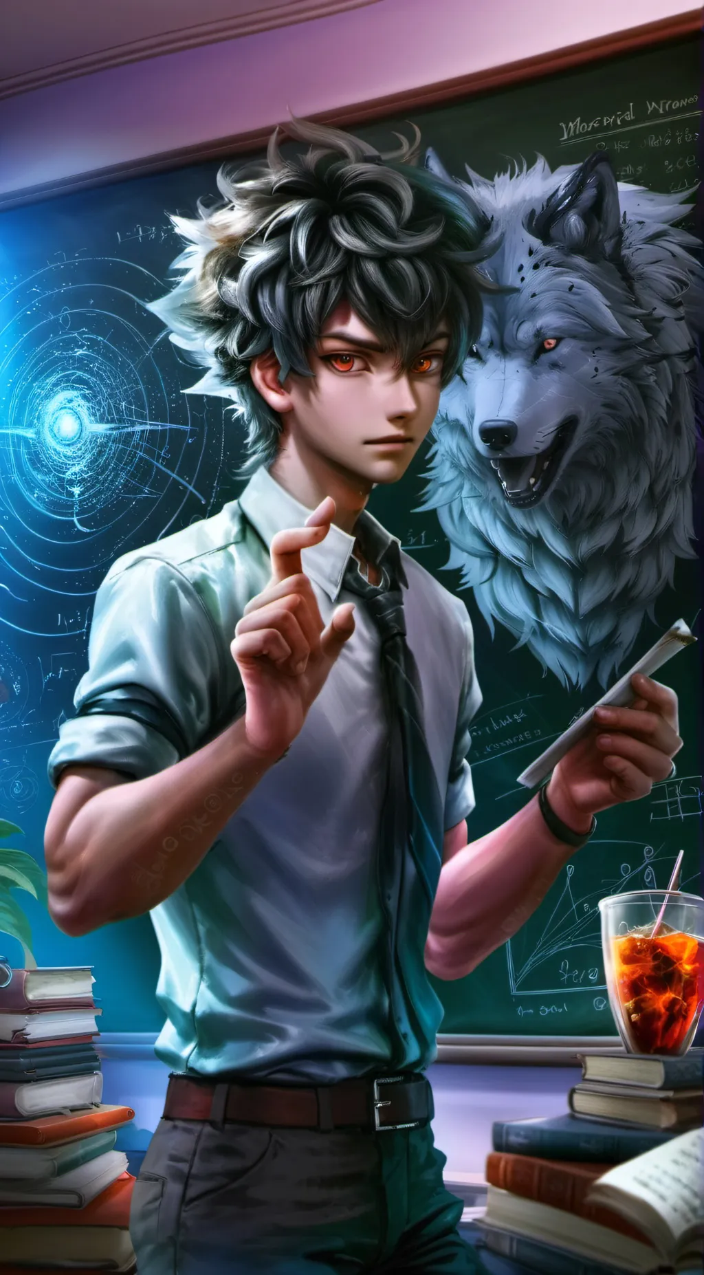 ai character: Max background