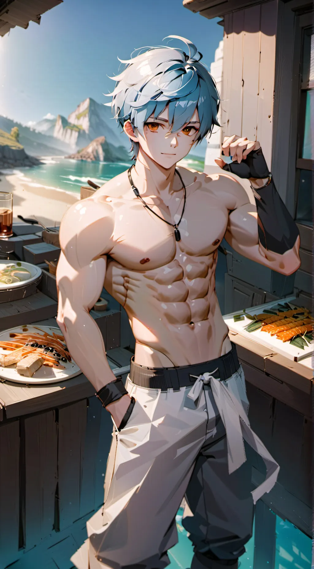 ai character: kai  background