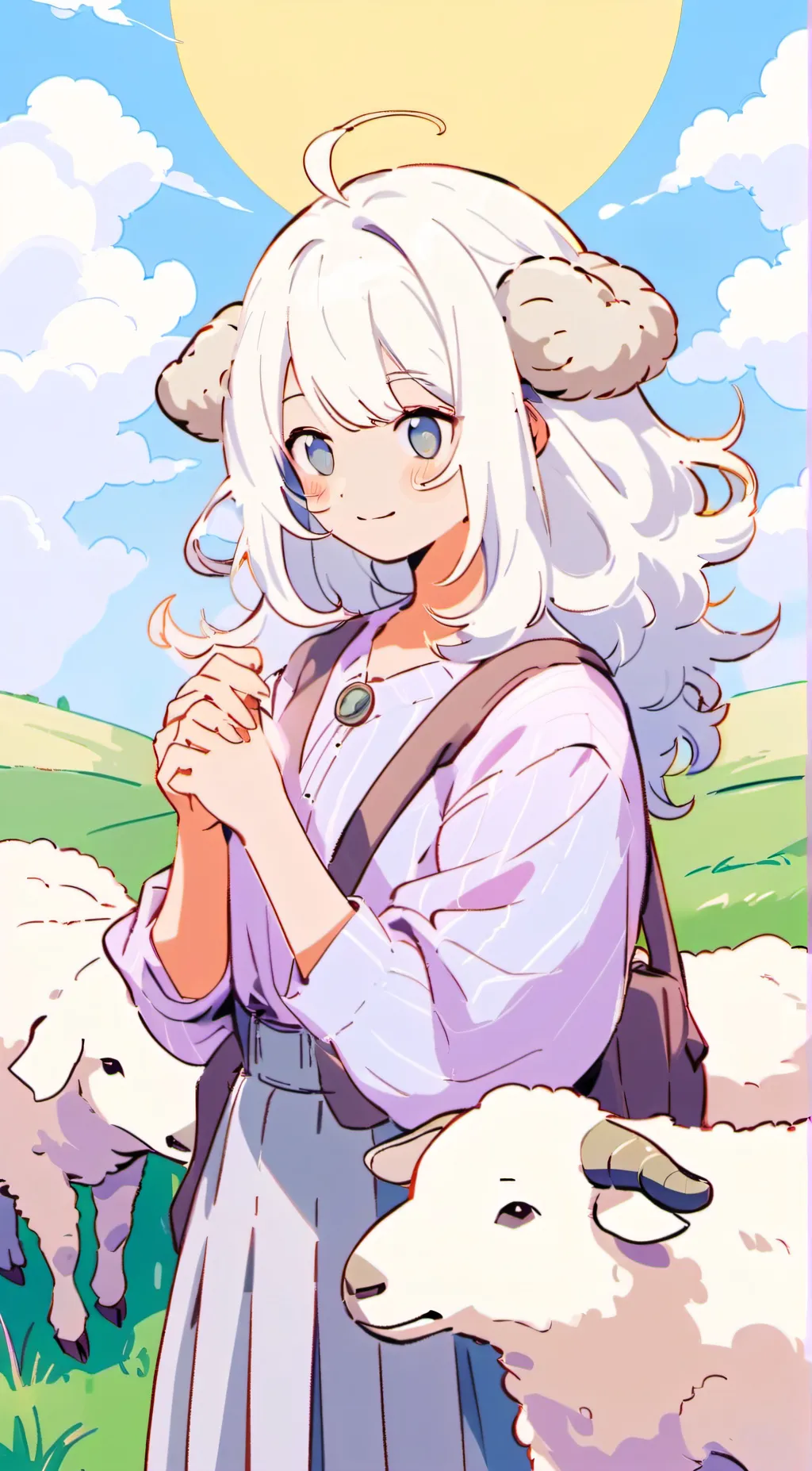 ai character: hitsuzi background