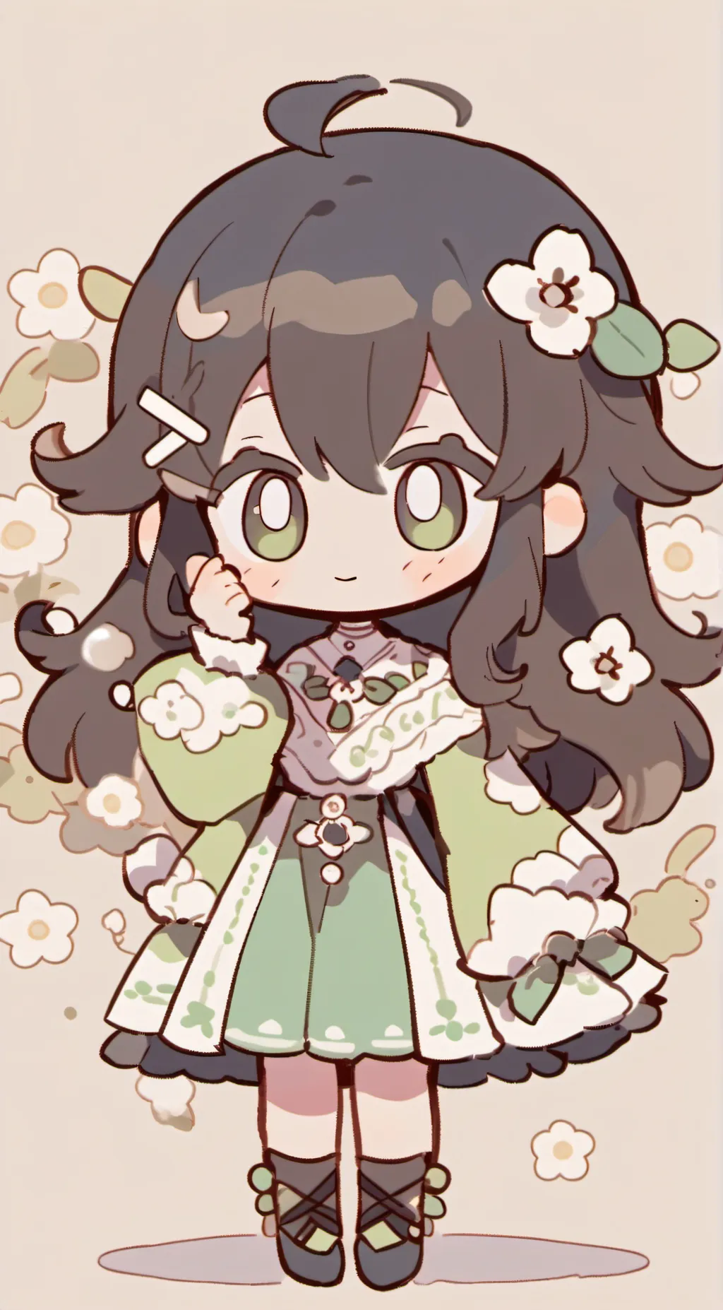 ai character: Abbie!>w< background