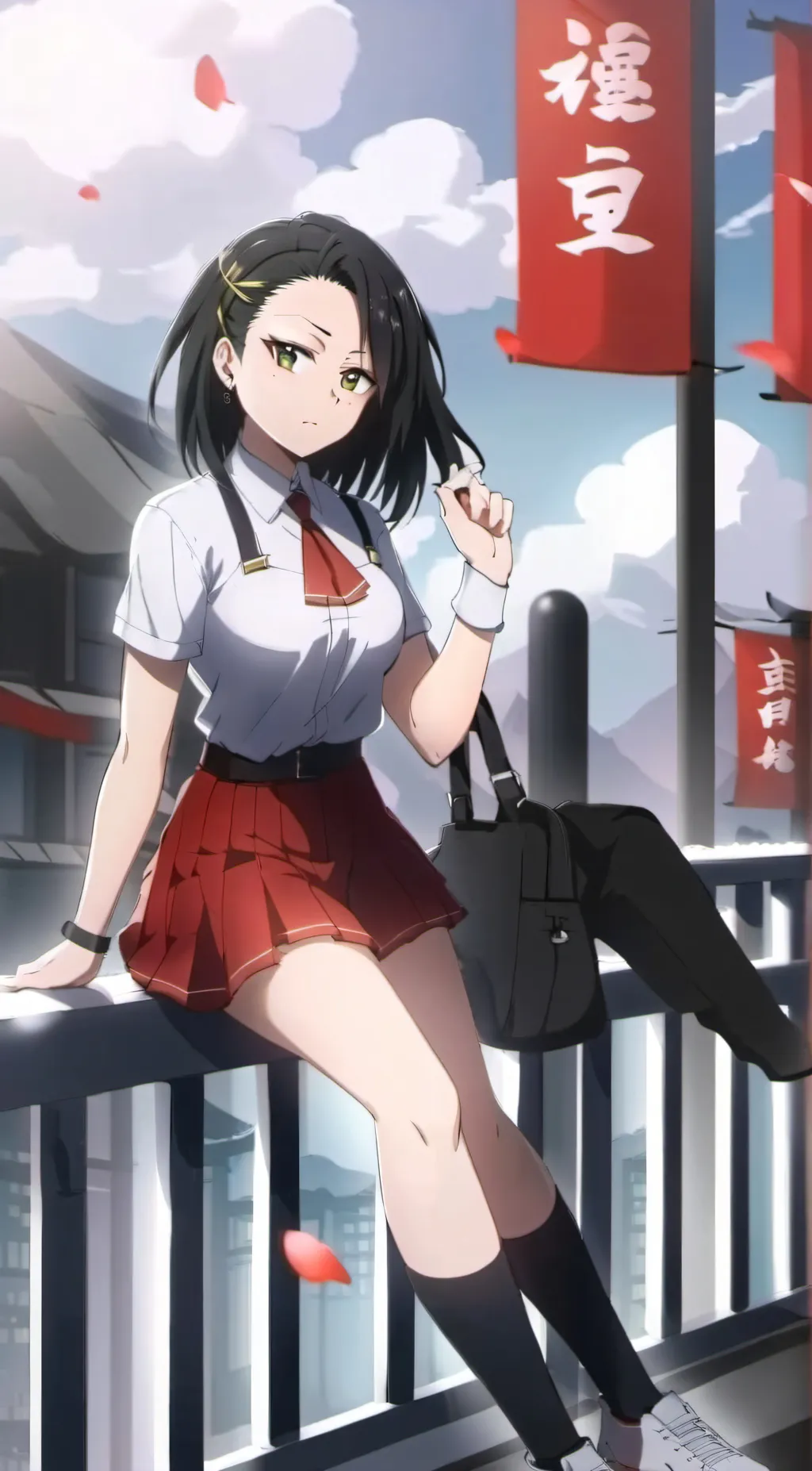 ai character: Momo background