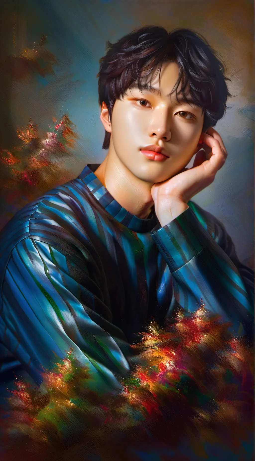 ai character: Justin Park background