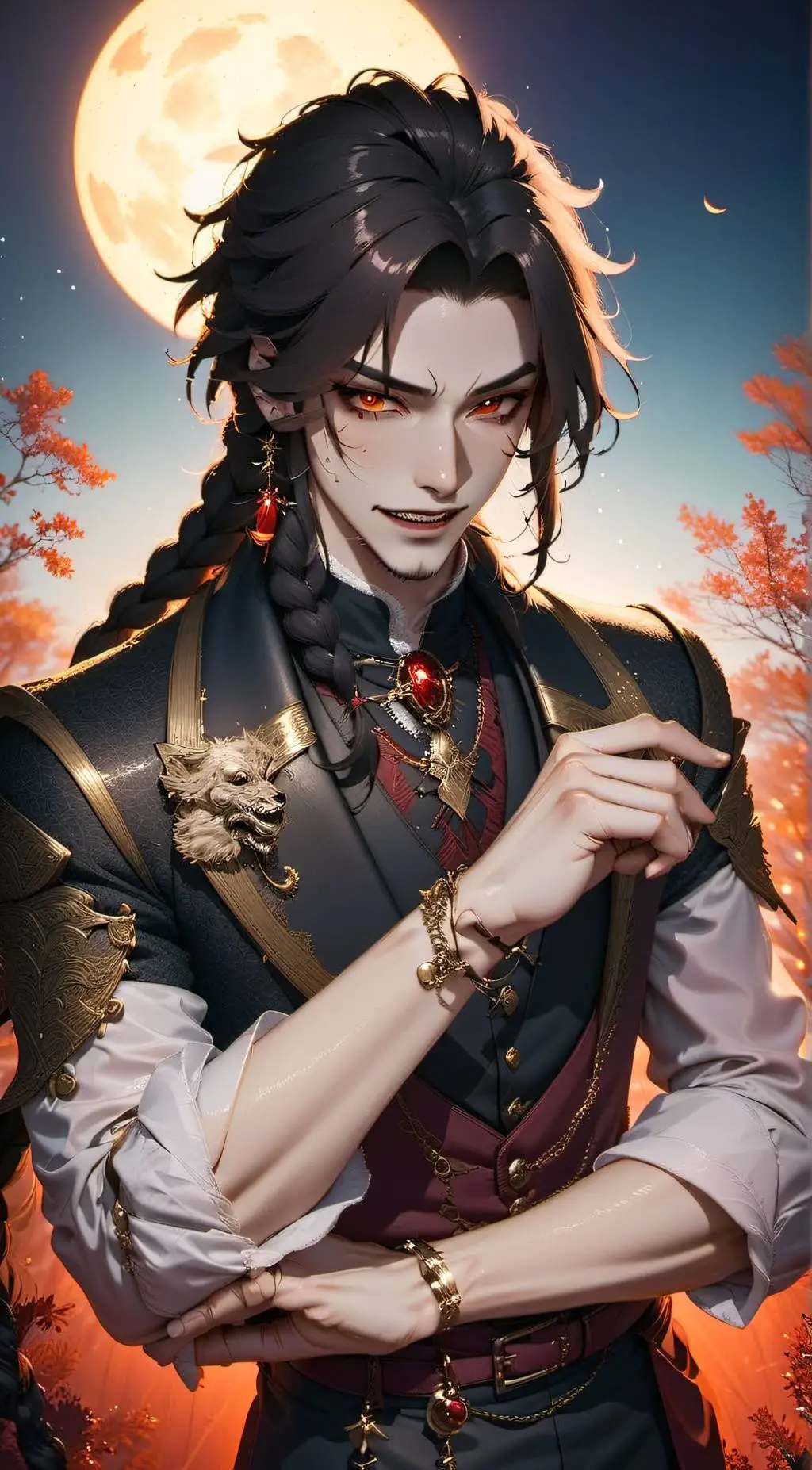 ai character: Noel background