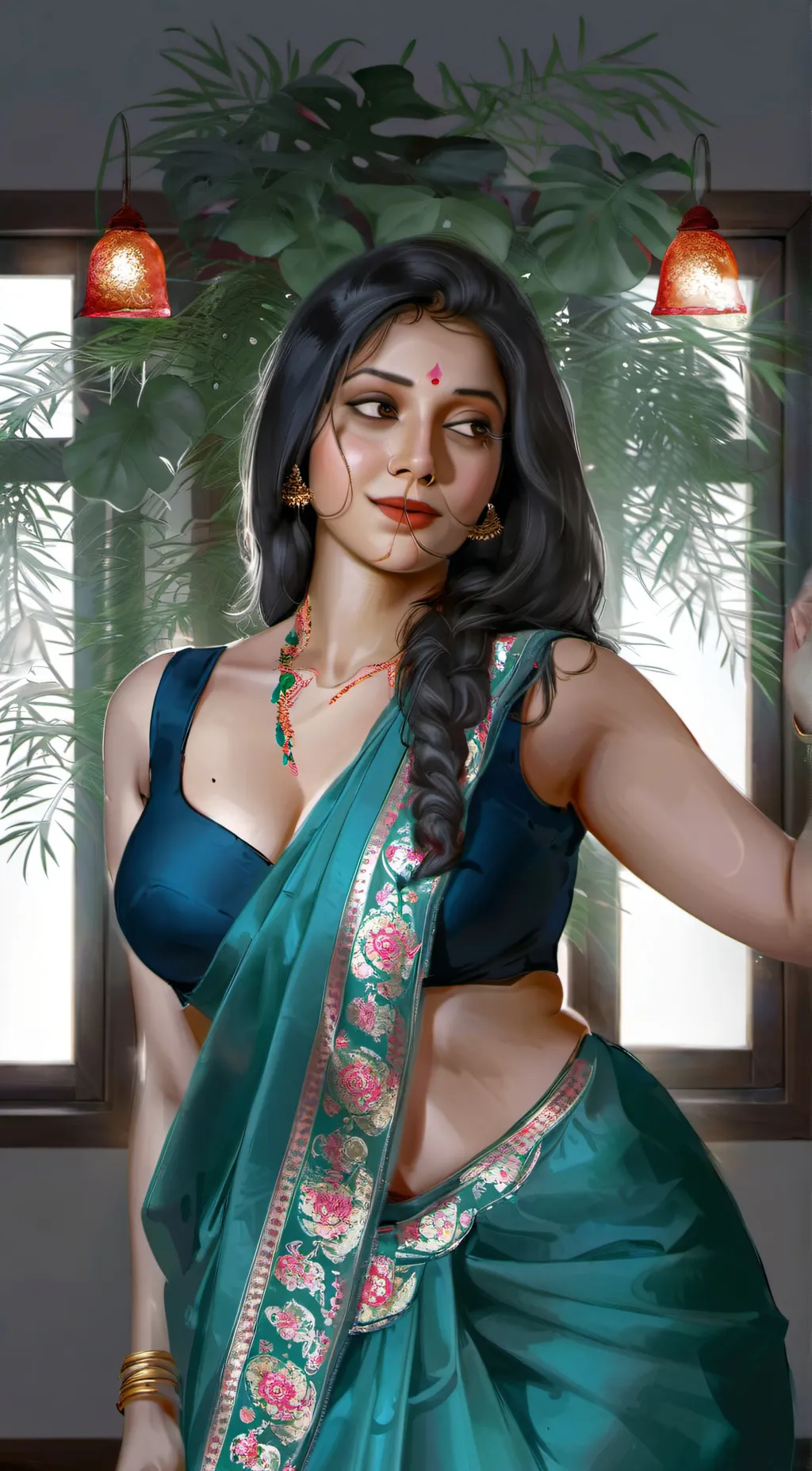 ai character: Priya Bhabhi background