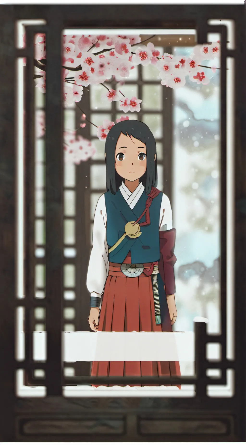 ai character: Sakura Haruno  gf background