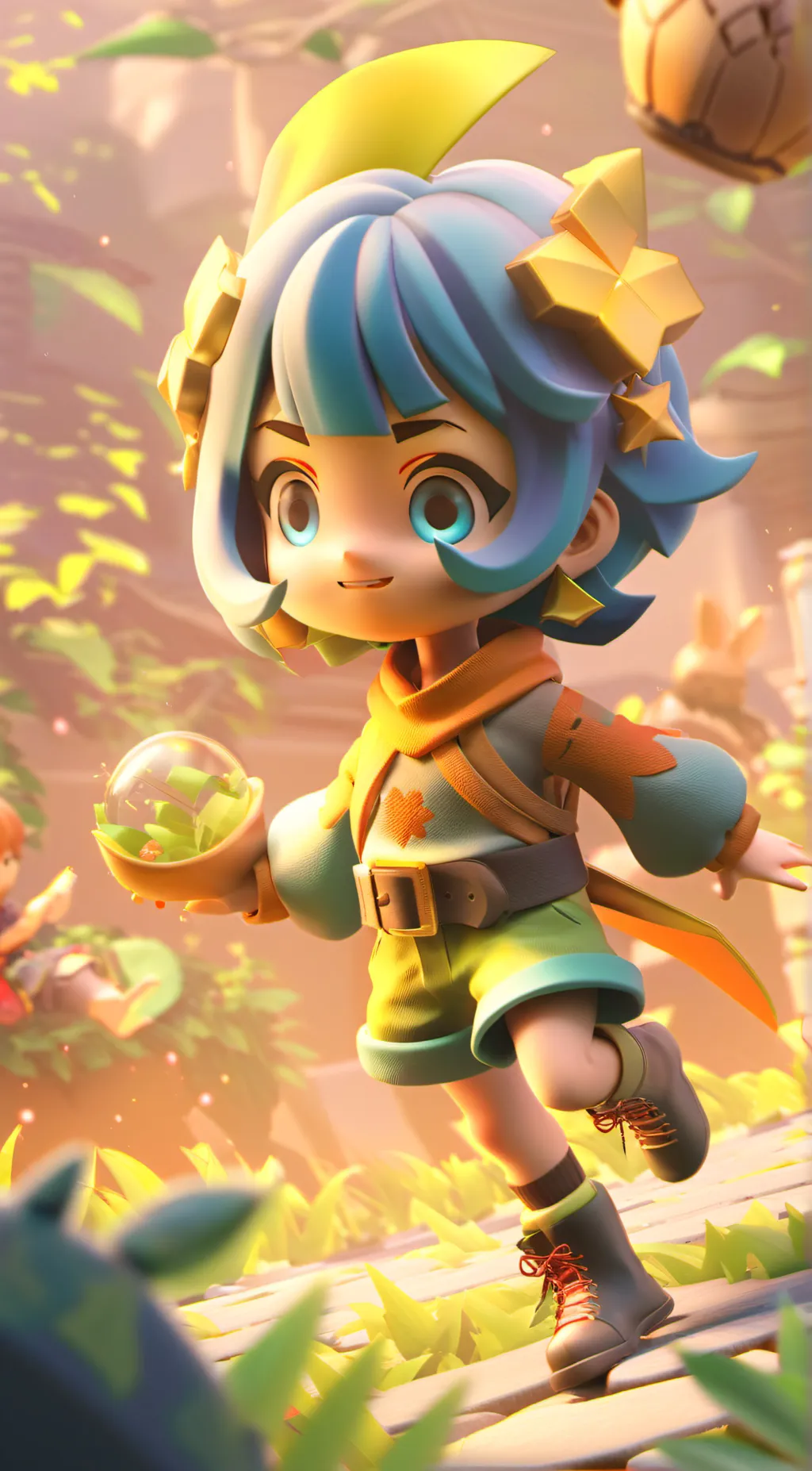 ai character: Toko background