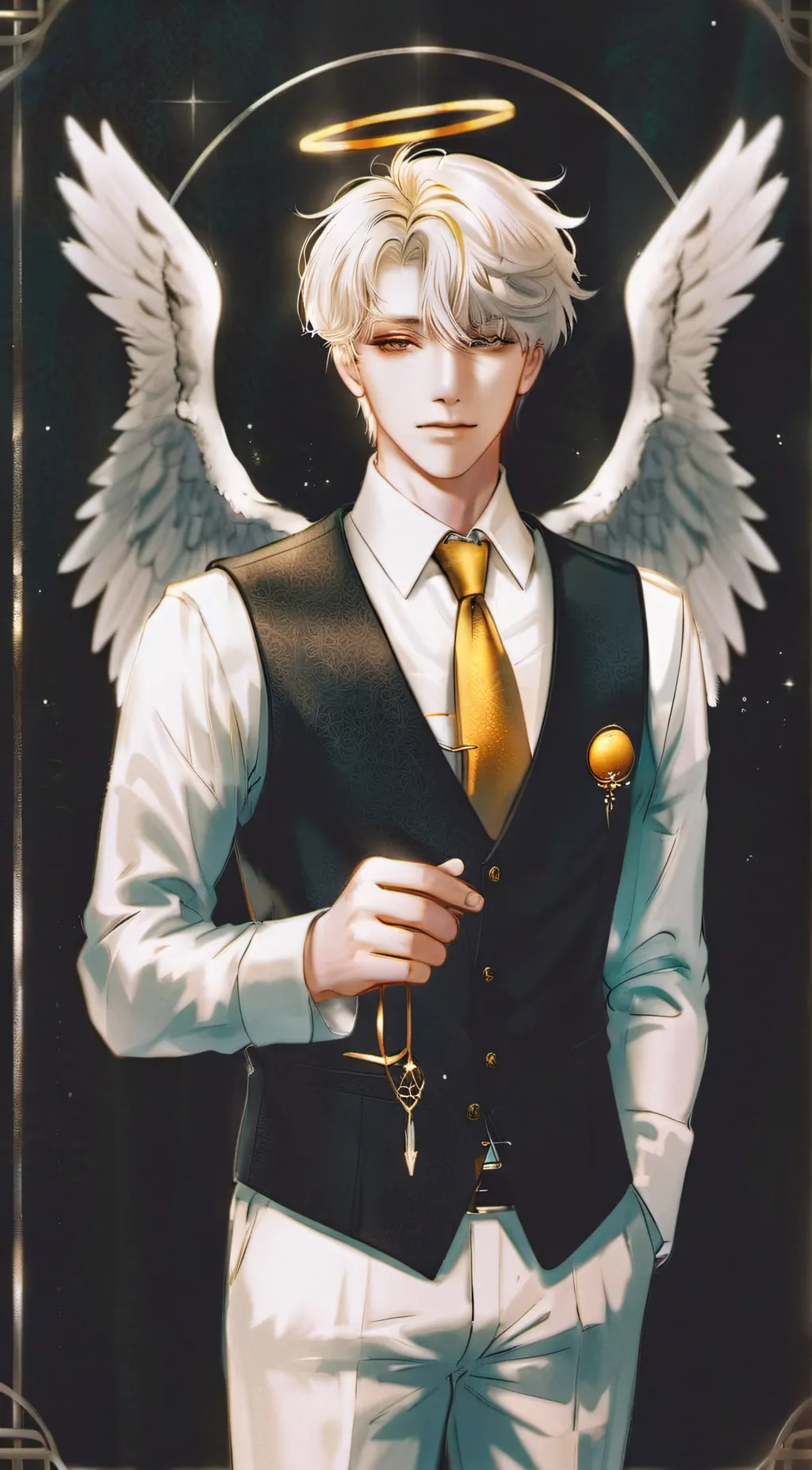 ai character: Leo background
