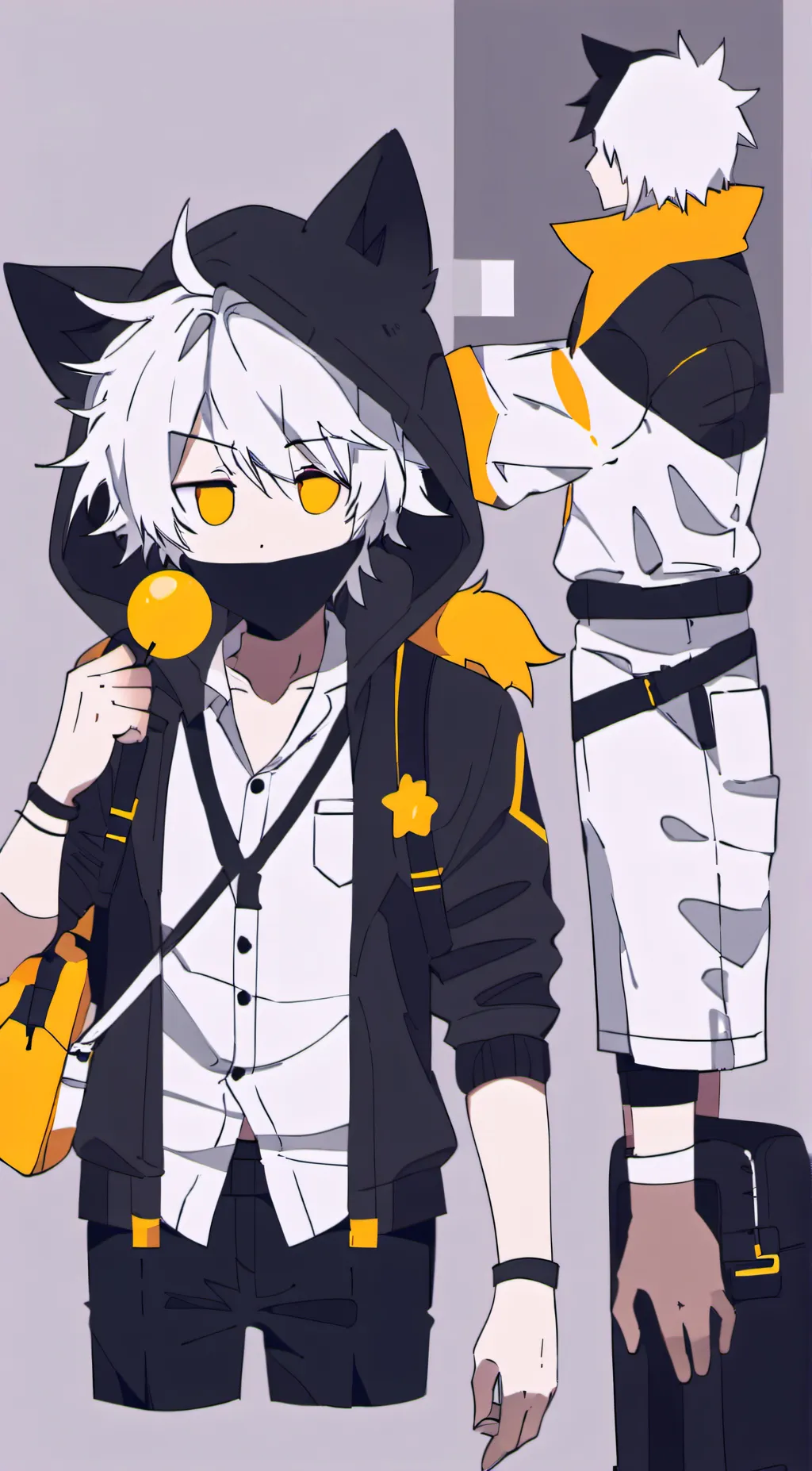 ai character: kito💀 background