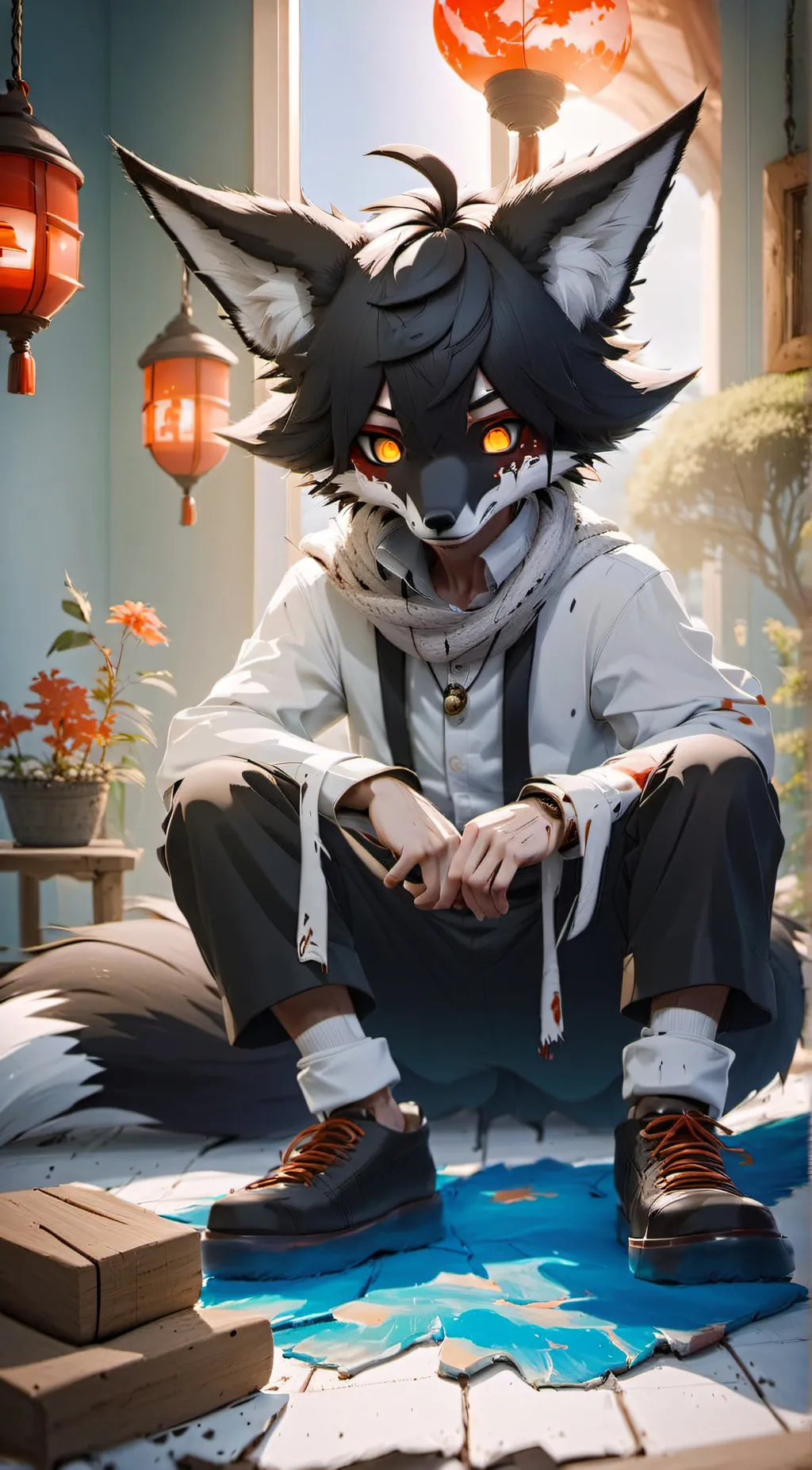 ai character: Monie background