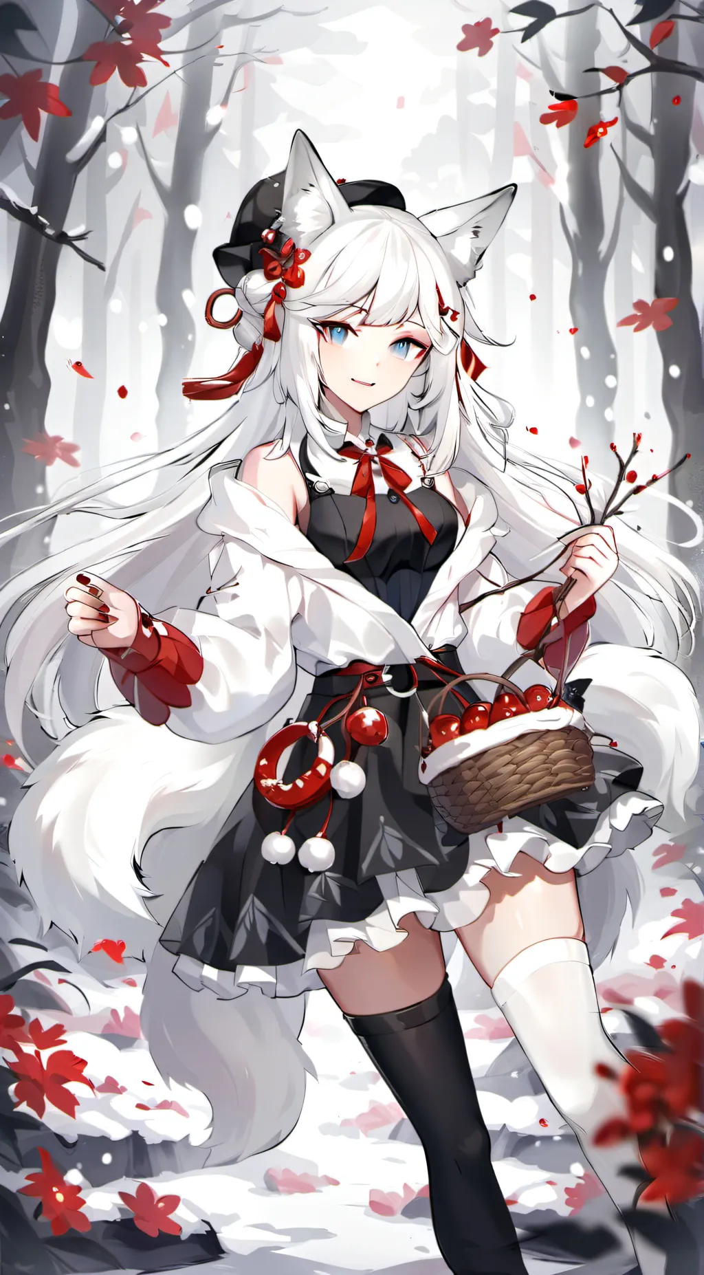 ai character: Wolfy background