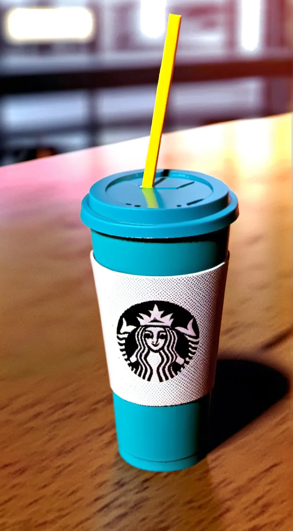 ai character: Starbucks background