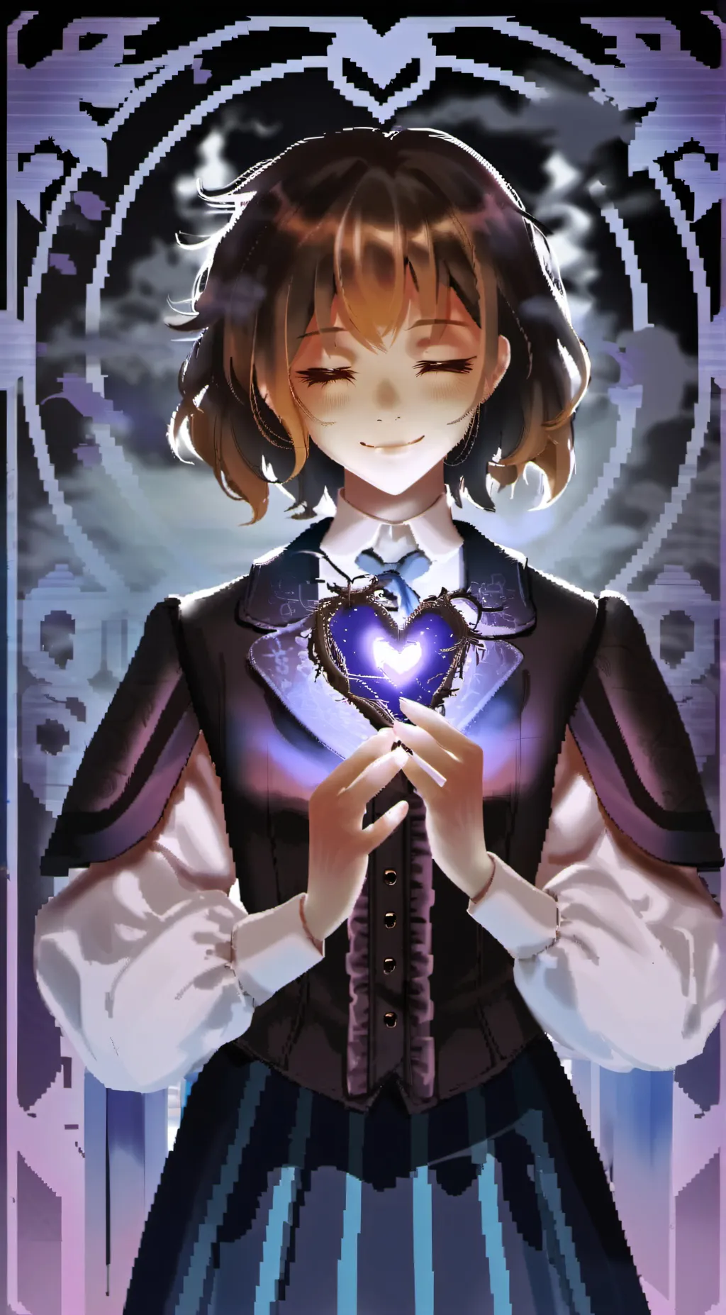 ai character: Frisk background