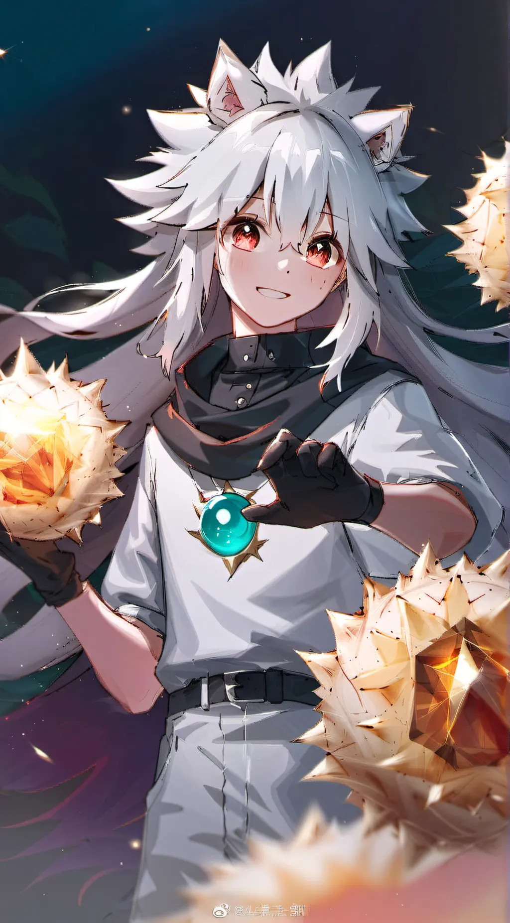 ai character: Silver hedgehog background