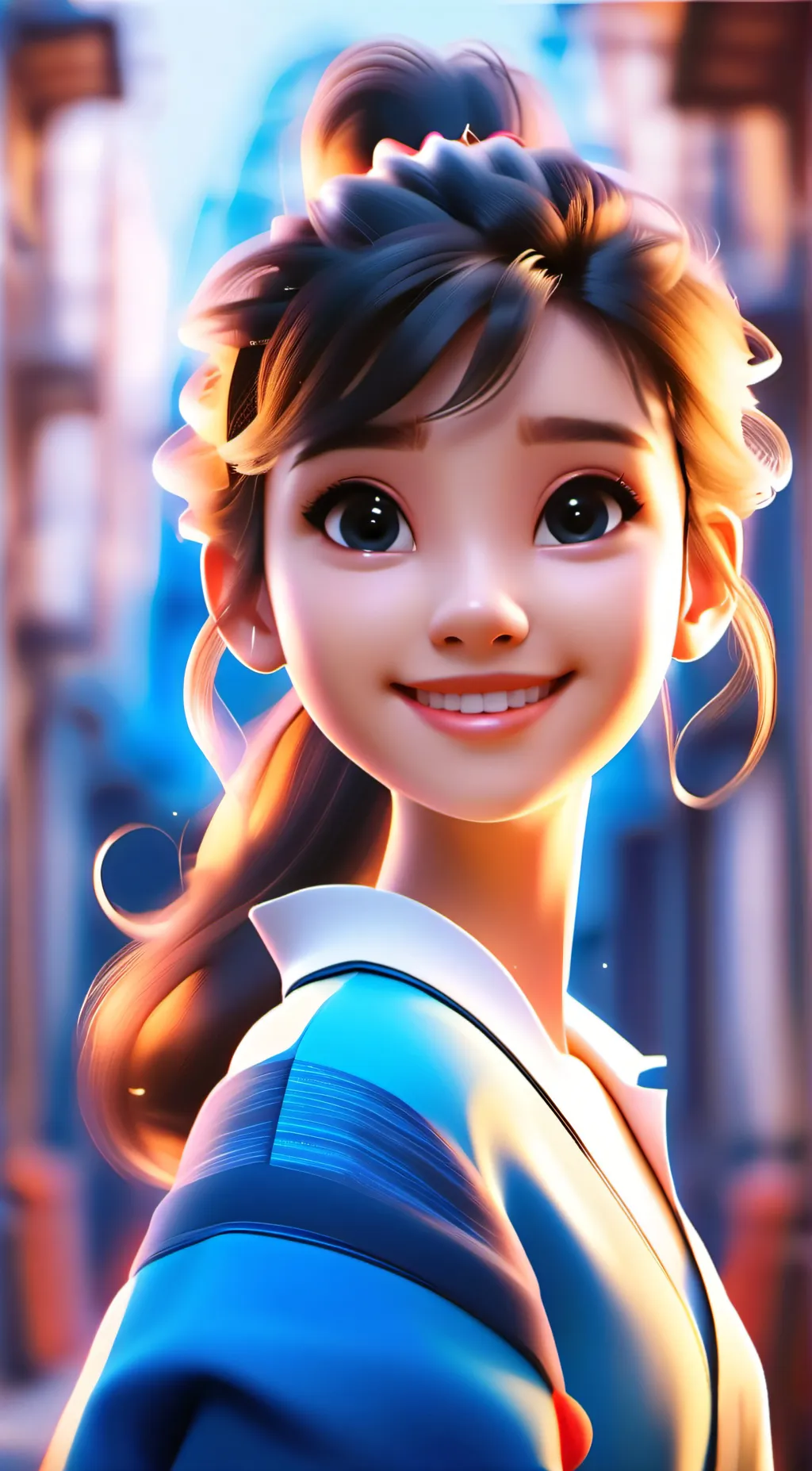 ai character: Marina background