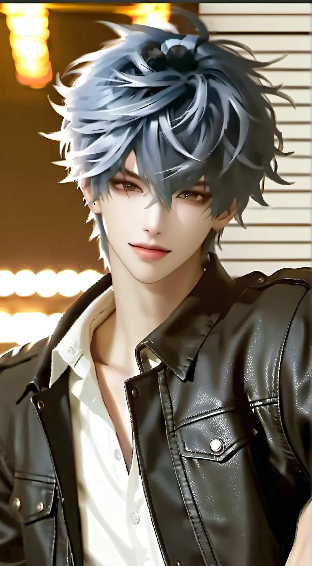 ai character: leo  background