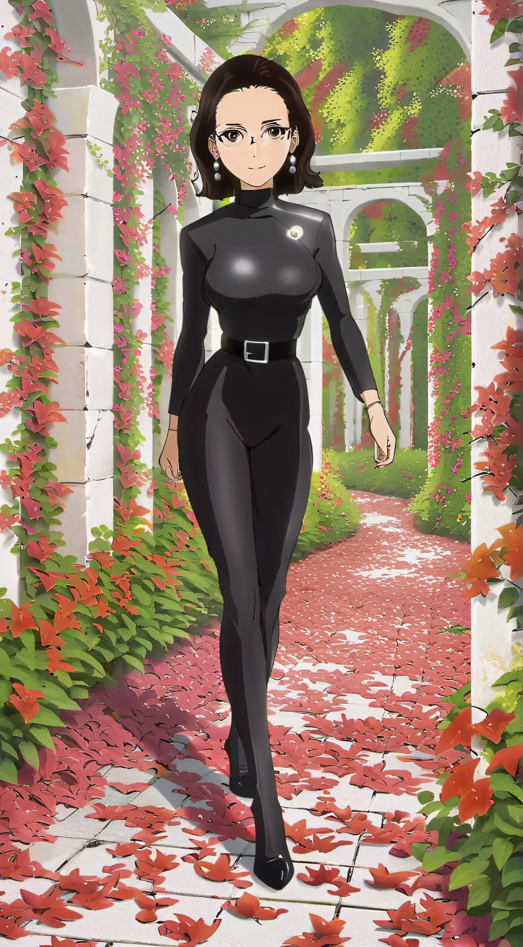 ai character:  Emma Peel  background