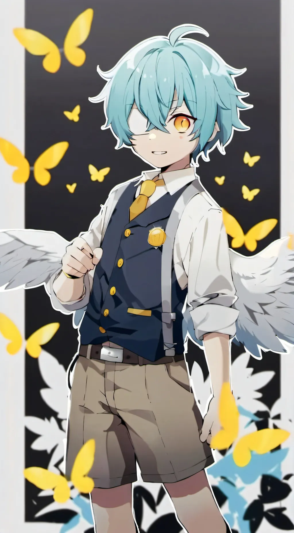 ai character: Sky background