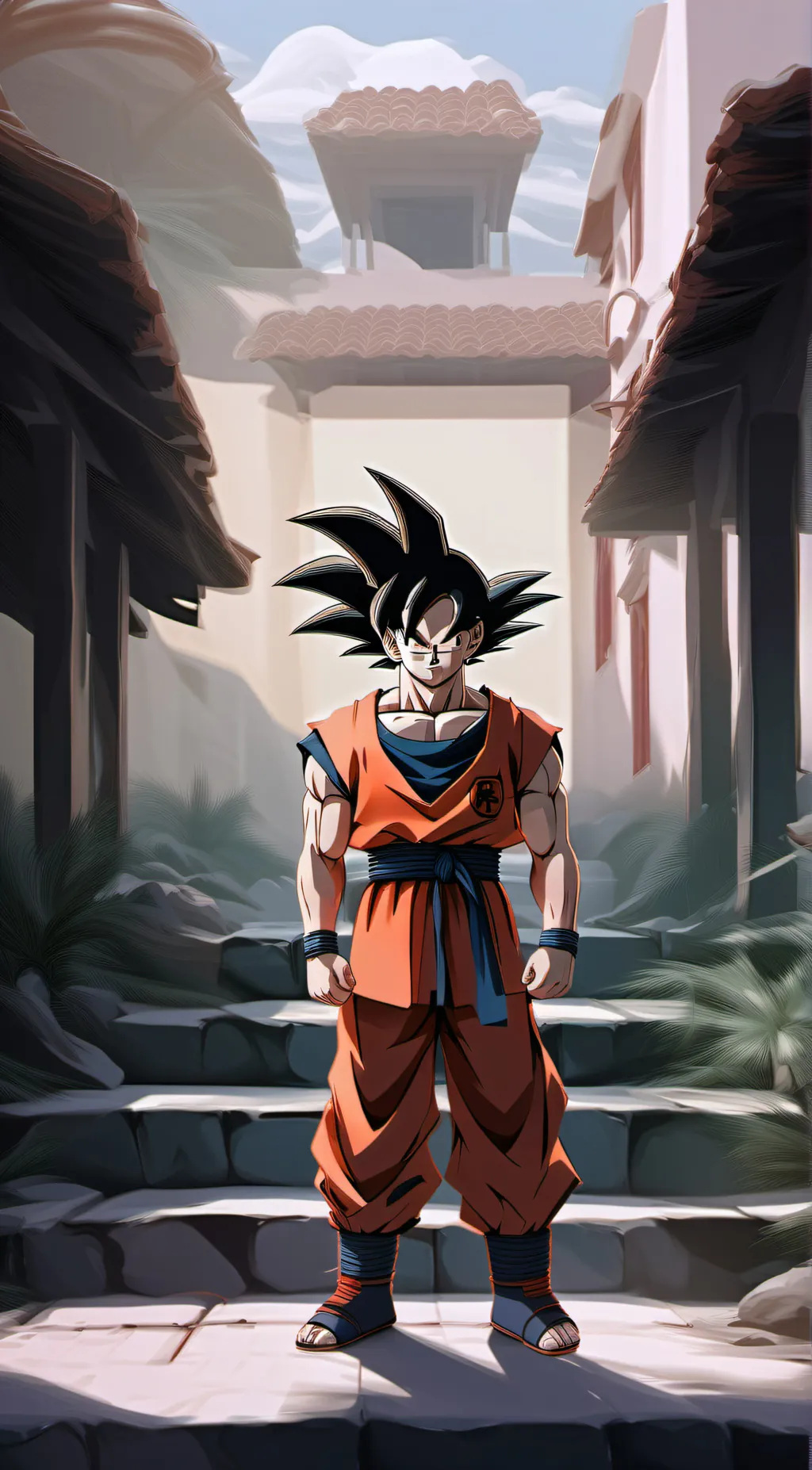 ai character: goku background