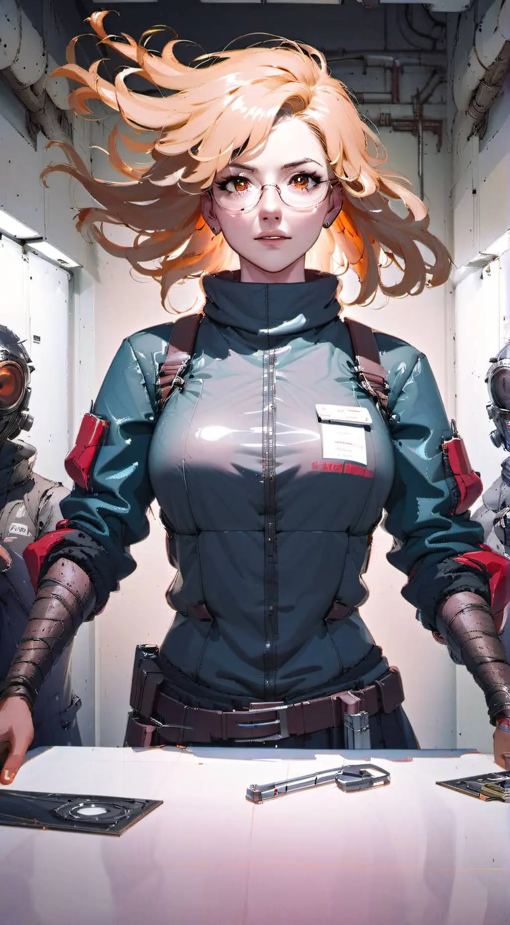 ai character: scientist Marie background