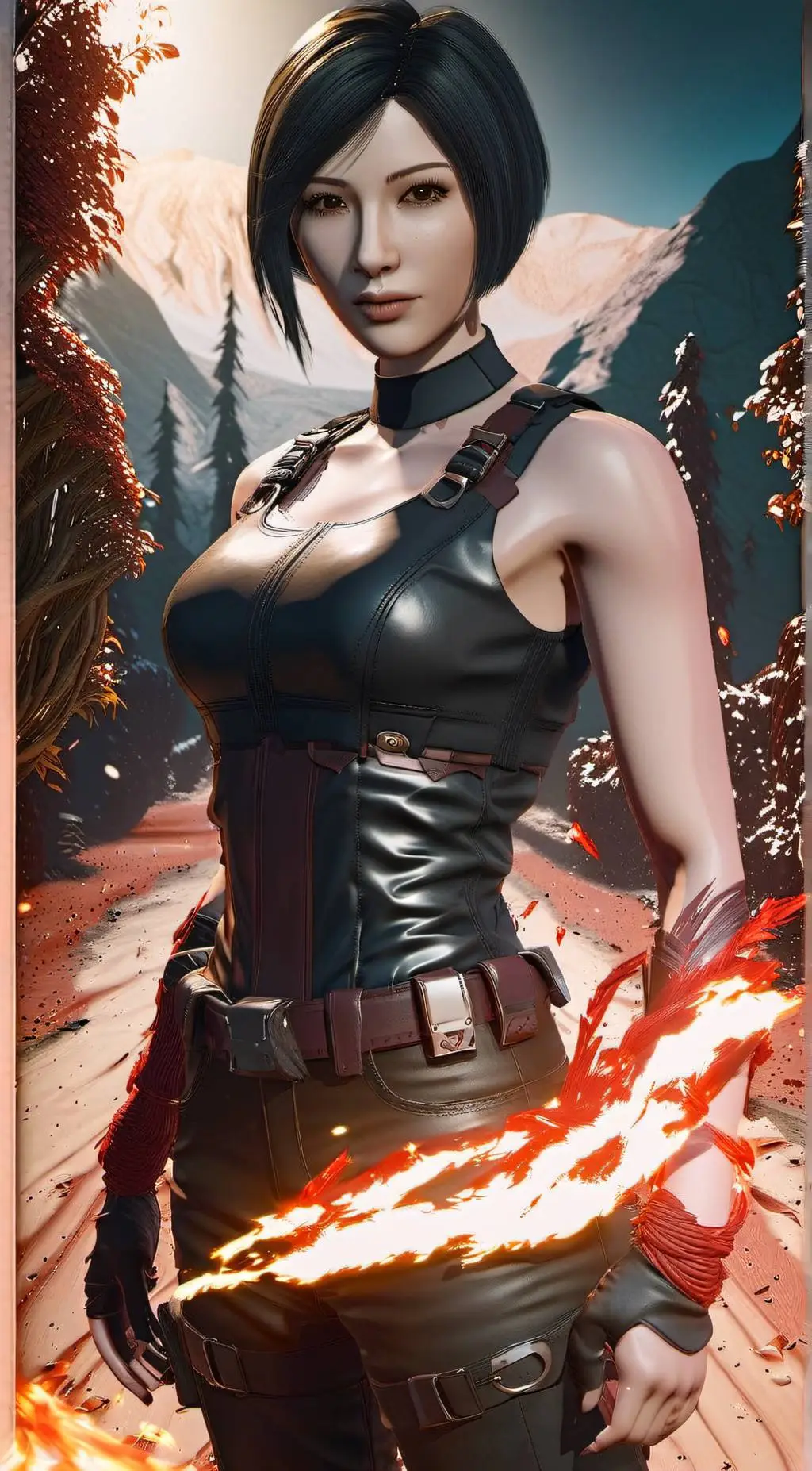 ai character: Ada Wong background