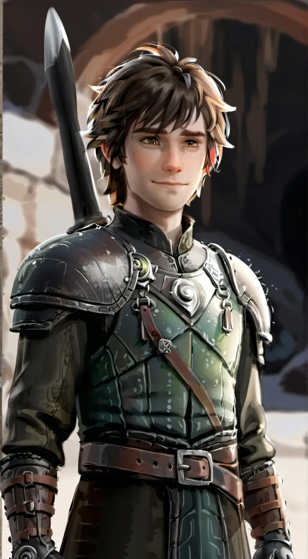 ai character: hiccup  background