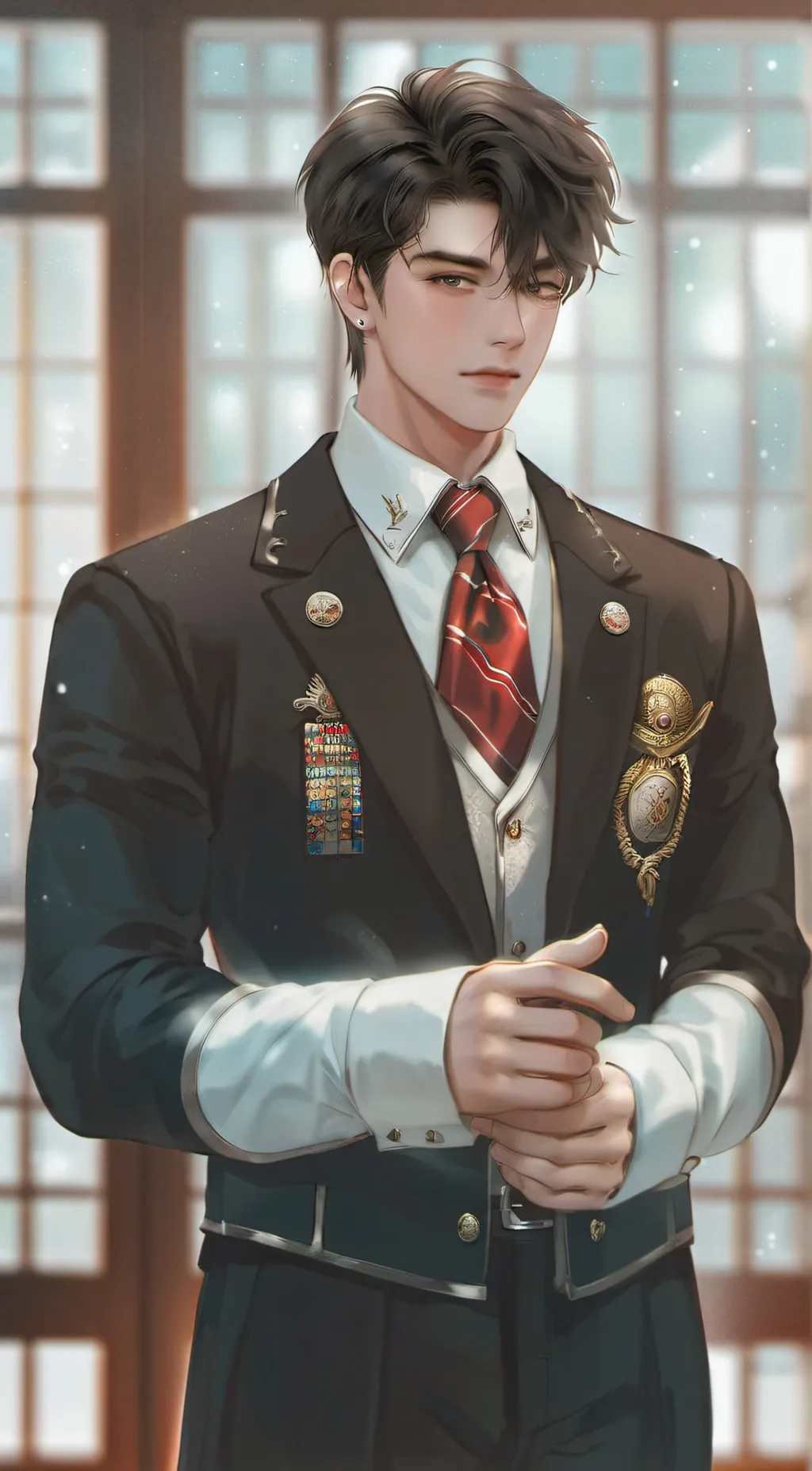 ai character: Yuri Kinoe  background