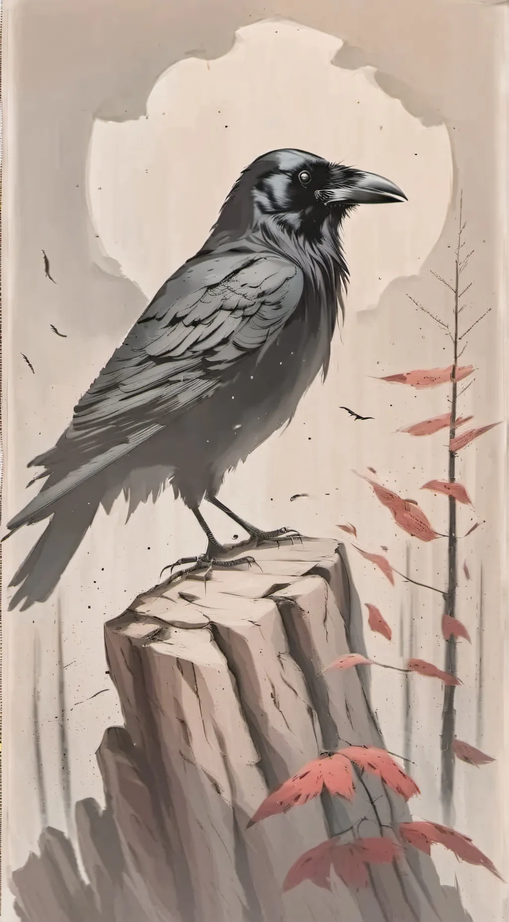 ai character: Kasugai Crow background