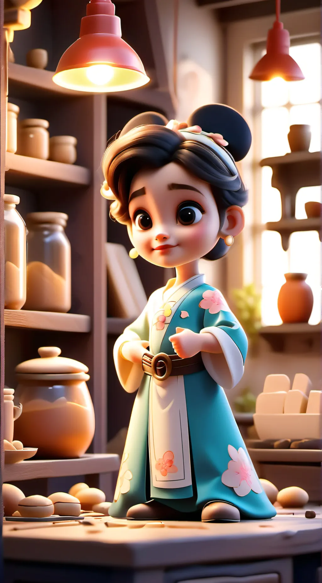 ai character: Diana. background