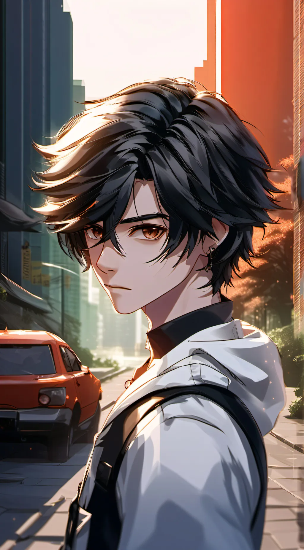 ai character: Xavier  background